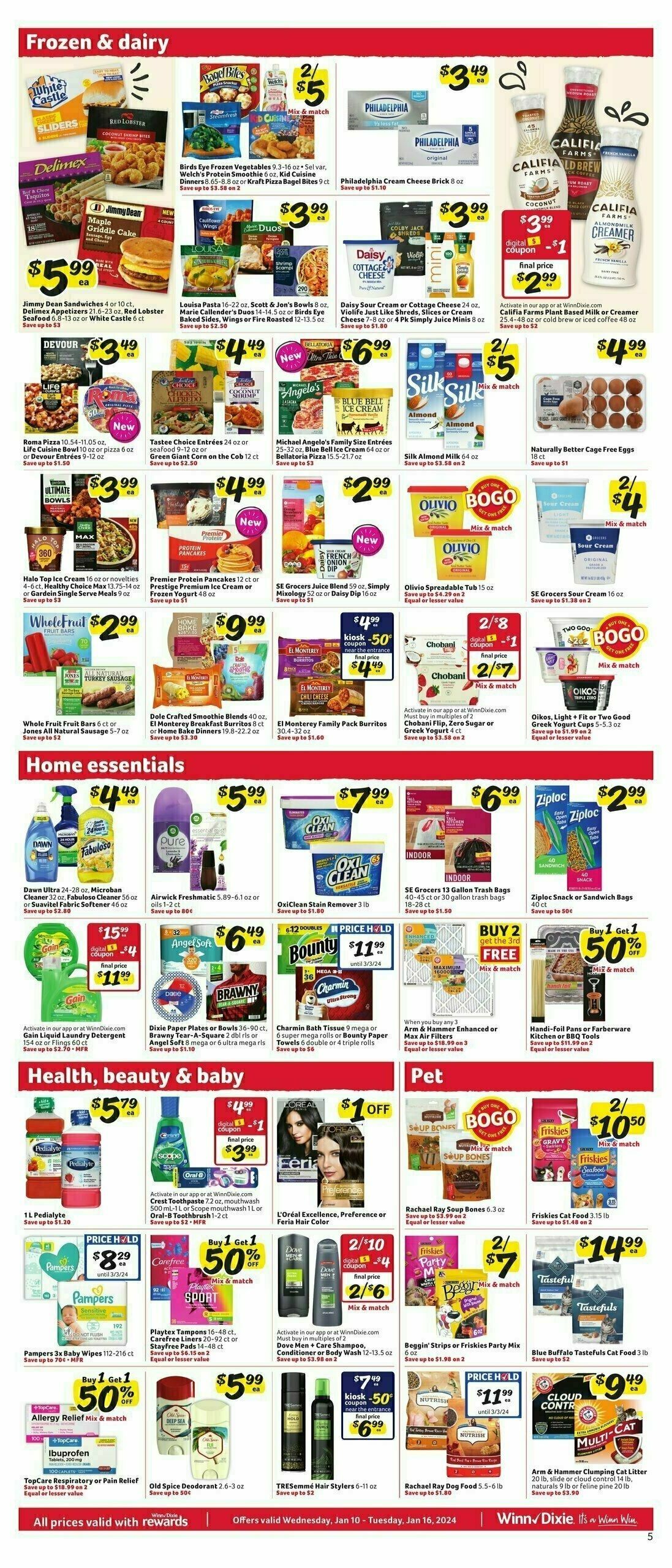 Winn-Dixie Weekly Ad from January 10