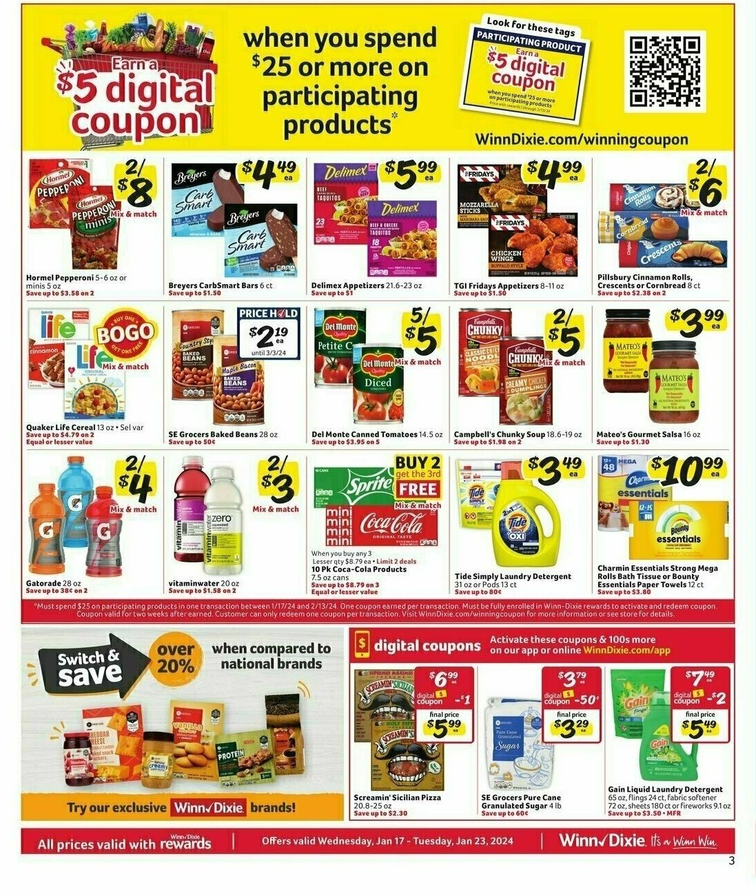 Winn-Dixie Weekly Ad from January 17