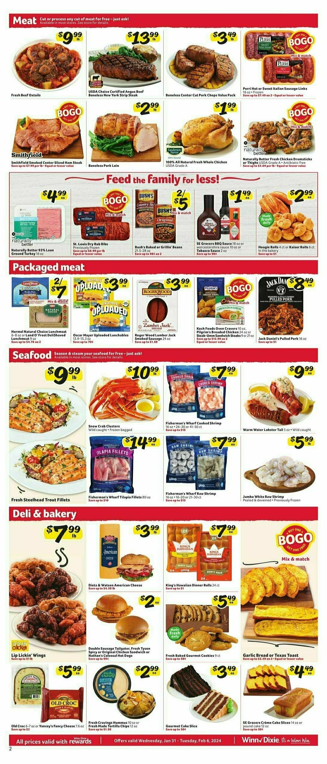 Winn-Dixie Weekly Ad from January 31