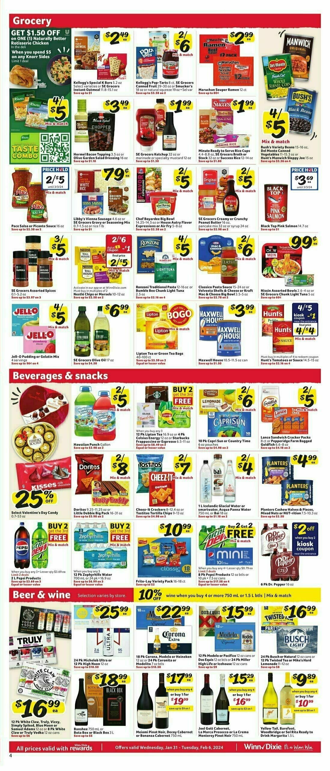 Winn-Dixie Weekly Ad from January 31