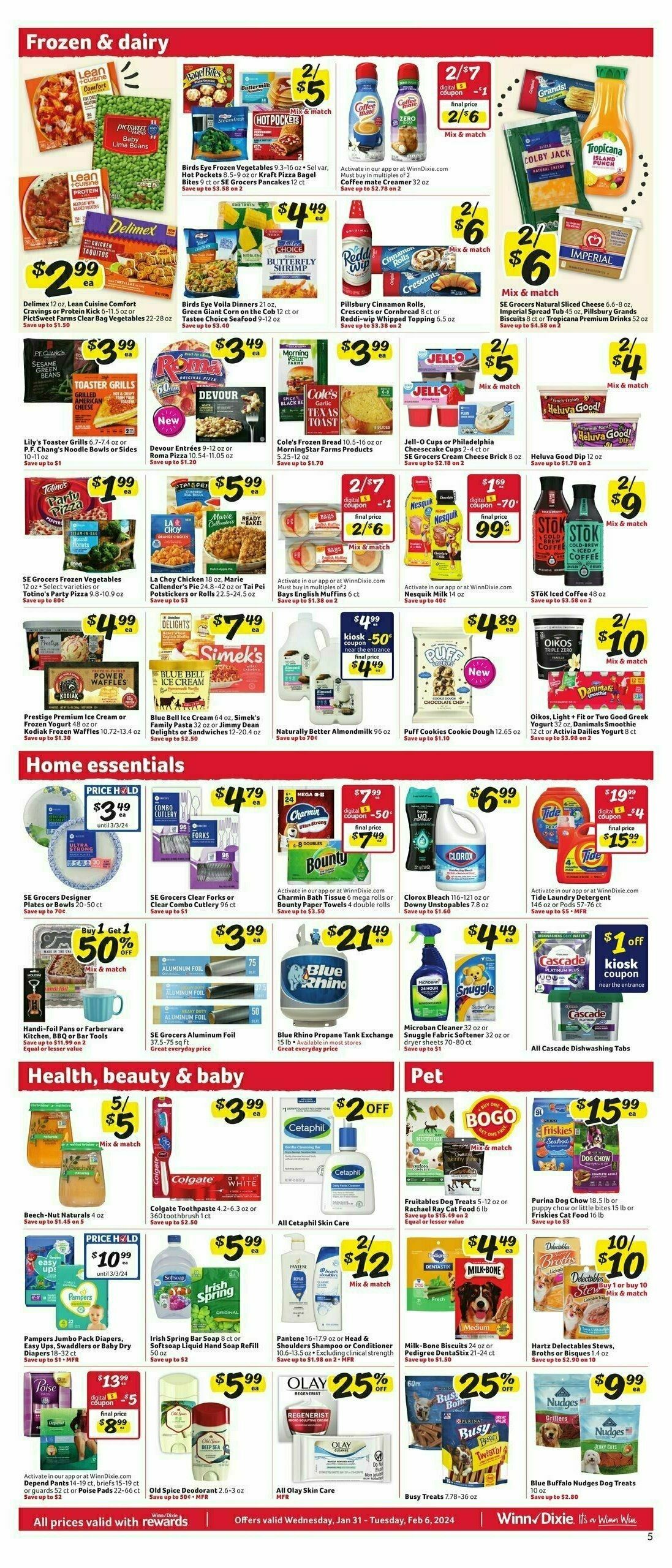 Winn-Dixie Weekly Ad from January 31