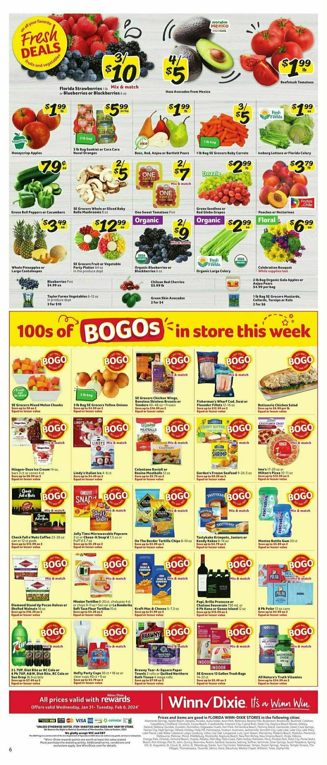 Winn-Dixie Weekly Ad from January 31