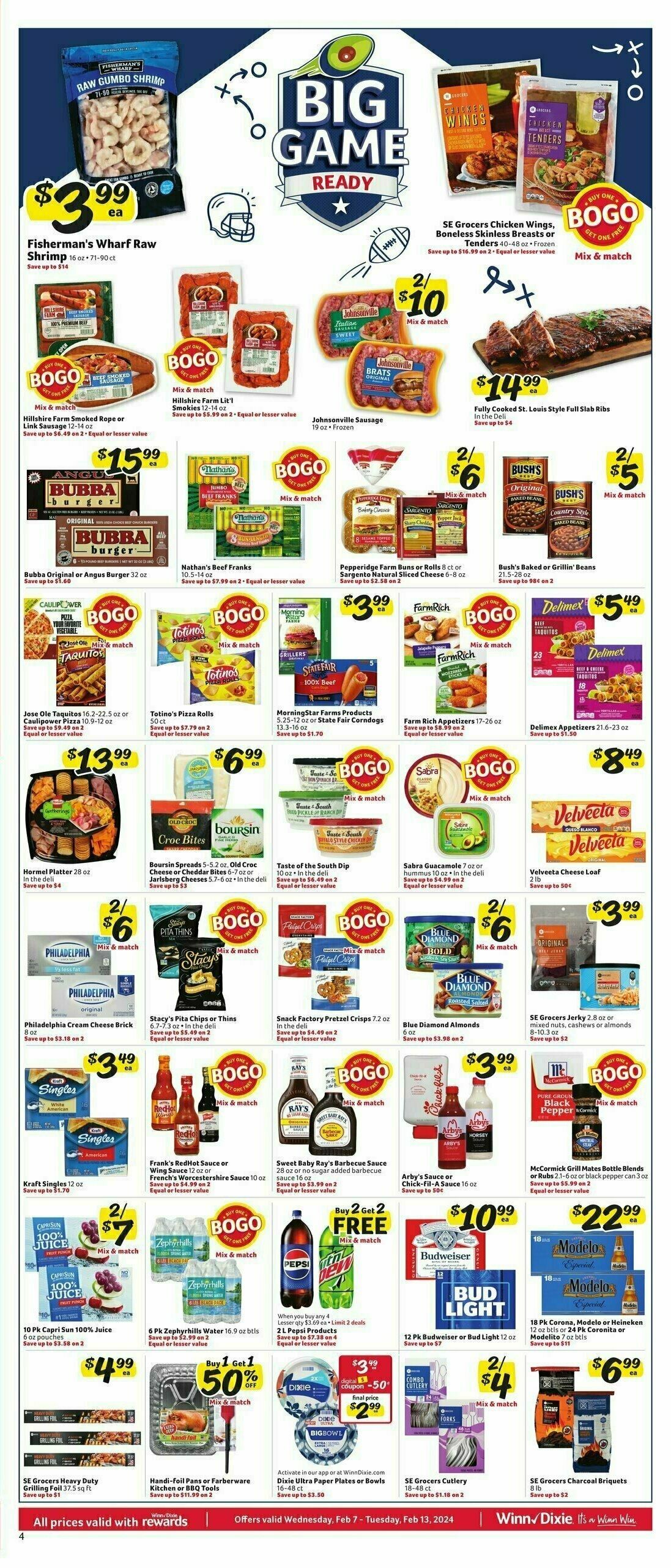 Winn-Dixie Weekly Ad from February 7