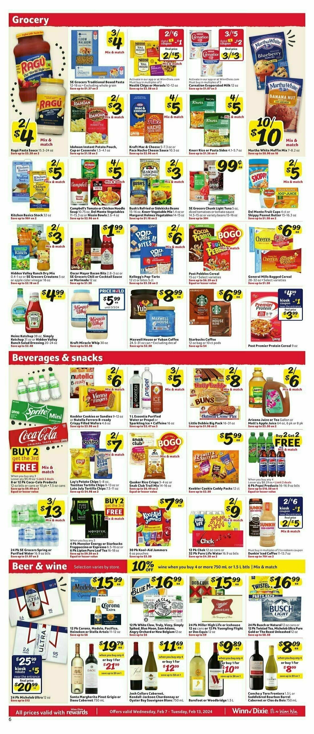 Winn-Dixie Weekly Ad from February 7