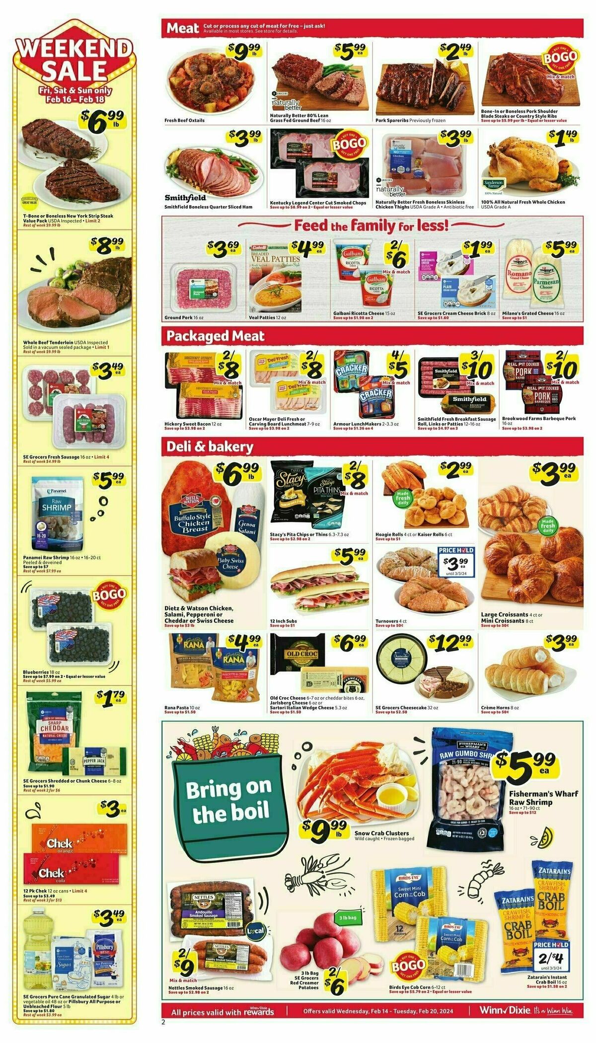 Winn-Dixie Weekly Ad from February 14