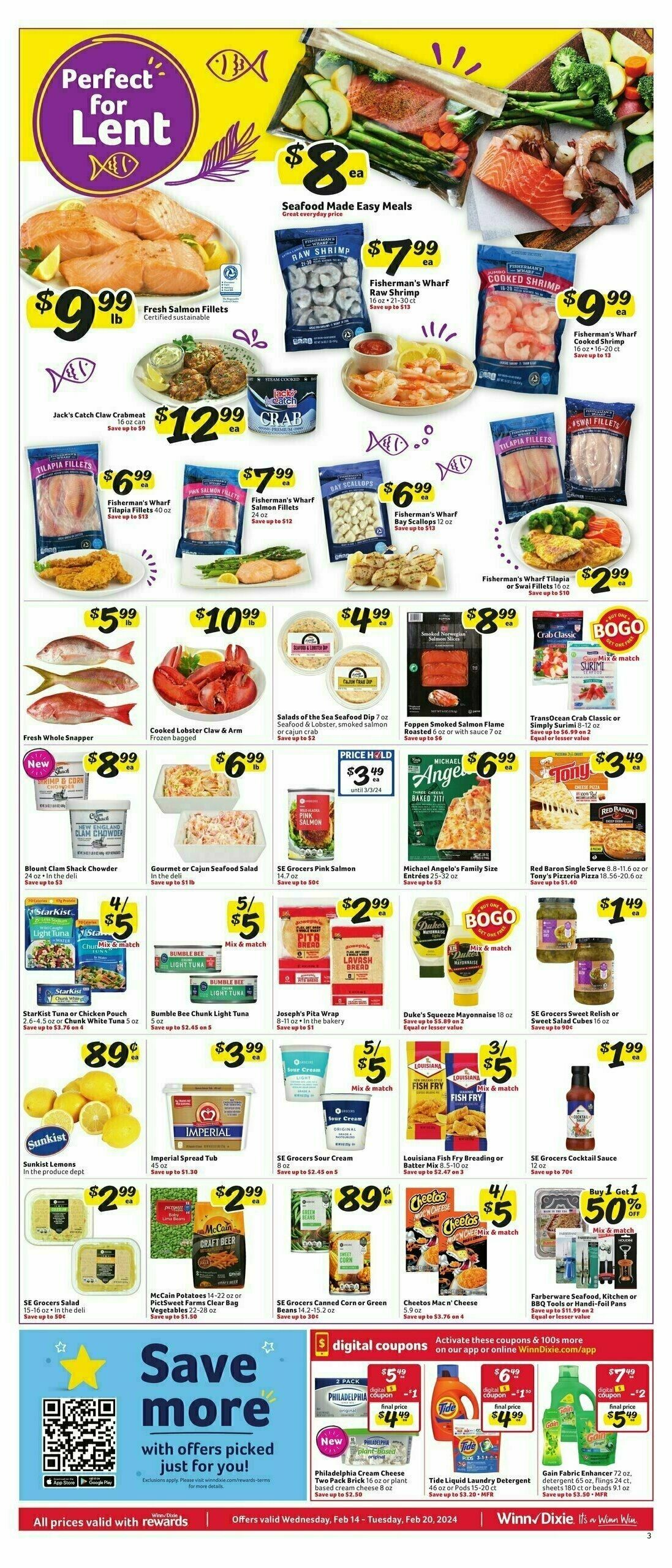 Winn-Dixie Weekly Ad from February 14