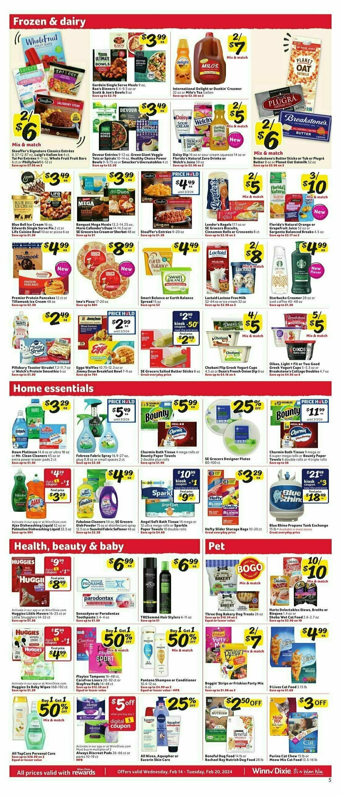 Winn-Dixie Weekly Ad from February 14