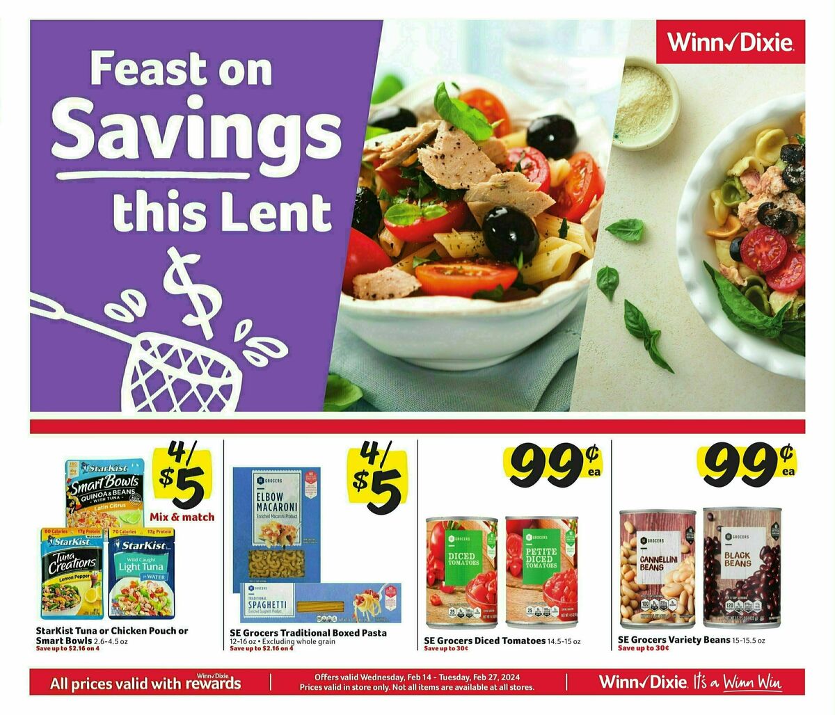 Winn-Dixie Weekly Ad from February 14