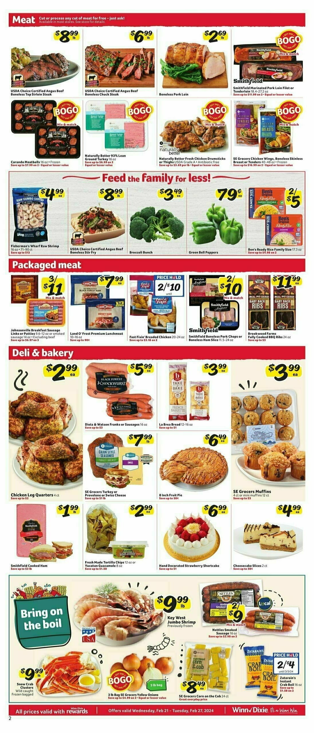 Winn-Dixie Weekly Ad from February 21