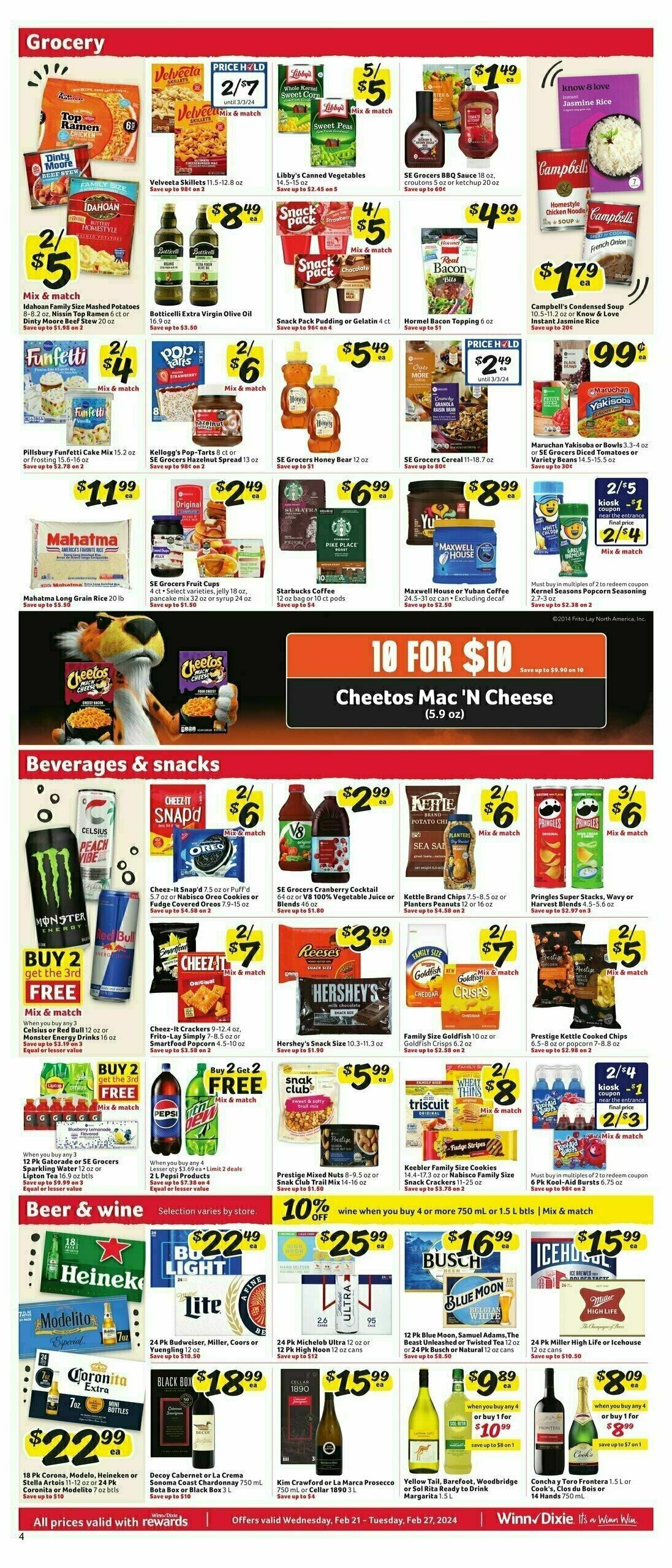 Winn-Dixie Weekly Ad from February 21