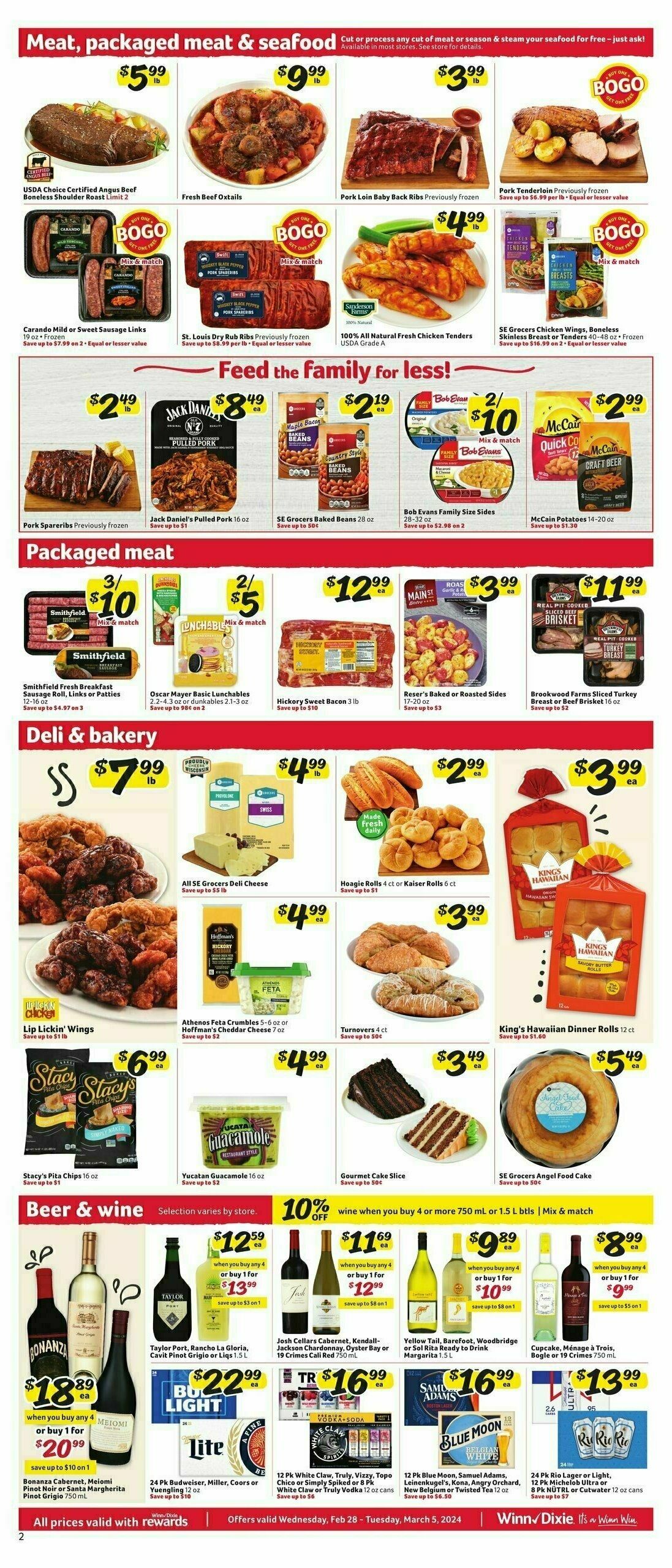 Winn-Dixie Weekly Ad from February 28