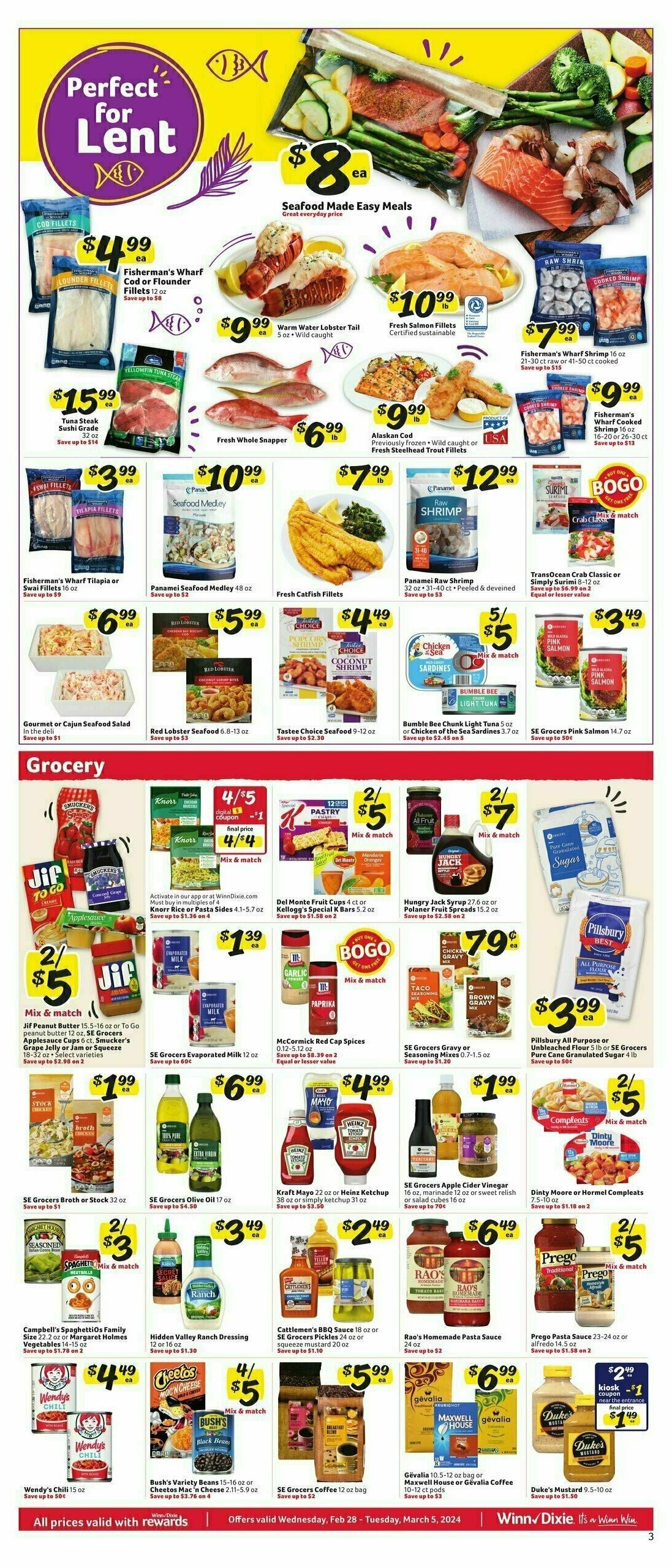 Winn-Dixie Weekly Ad from February 28