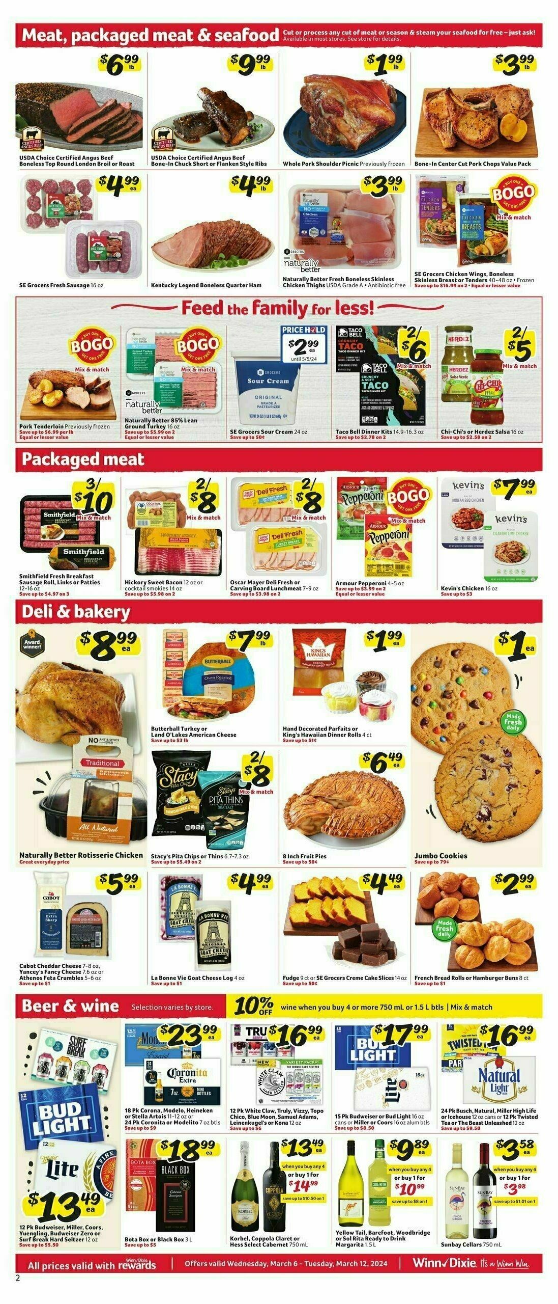 Winn-Dixie Weekly Ad from March 6