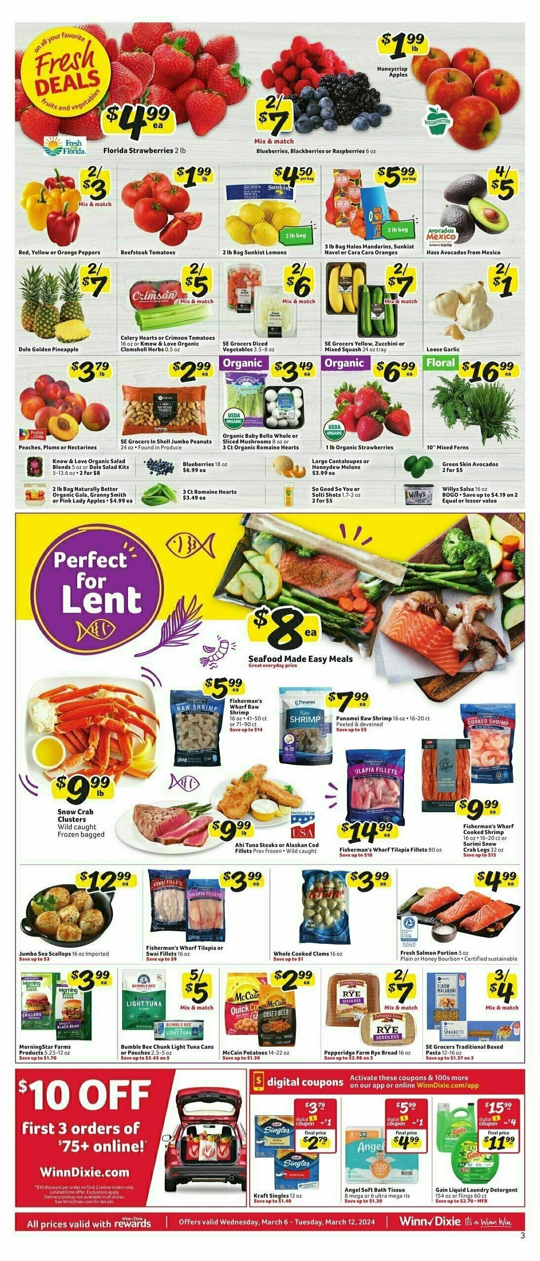 Winn-Dixie Weekly Ad from March 6