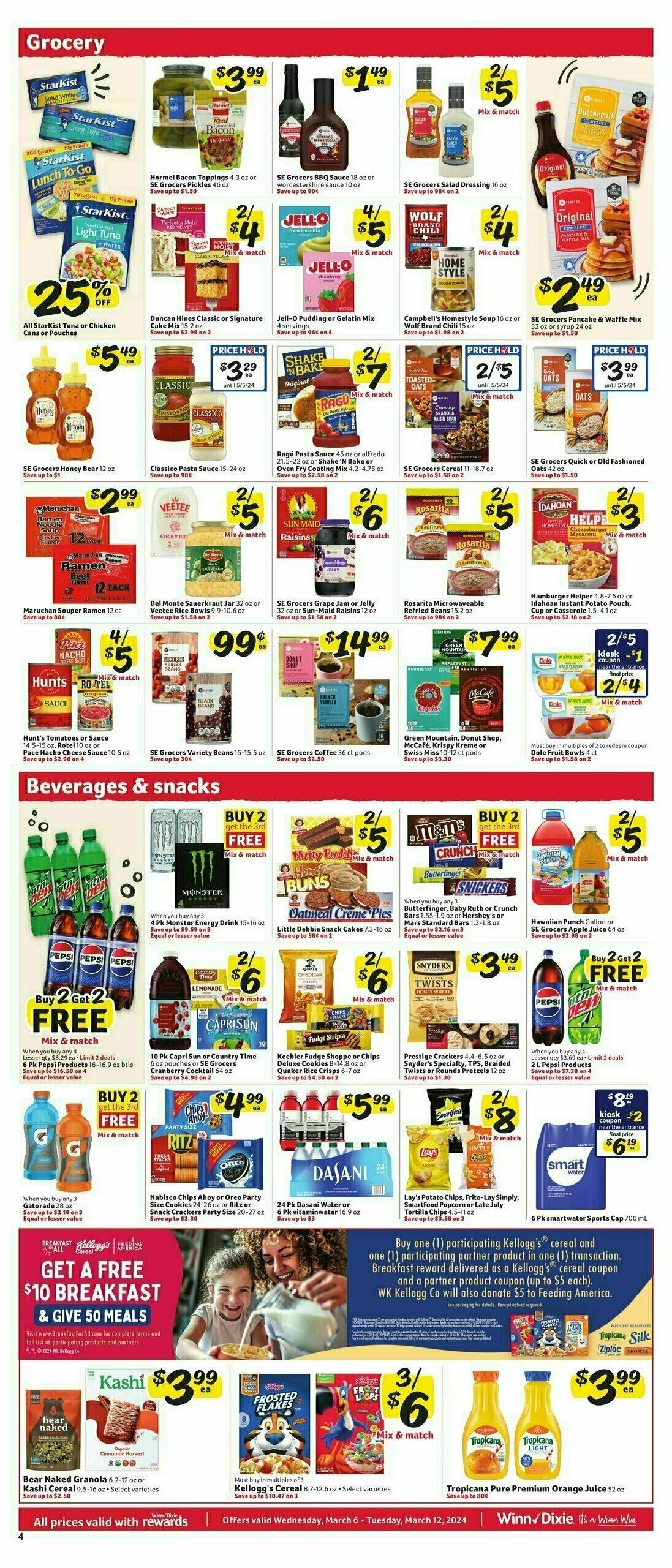 Winn-Dixie Weekly Ad from March 6