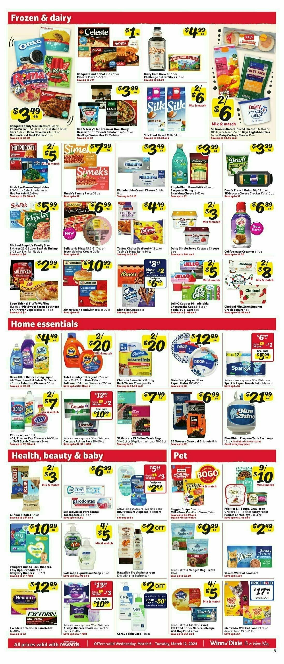 Winn-Dixie Weekly Ad from March 6