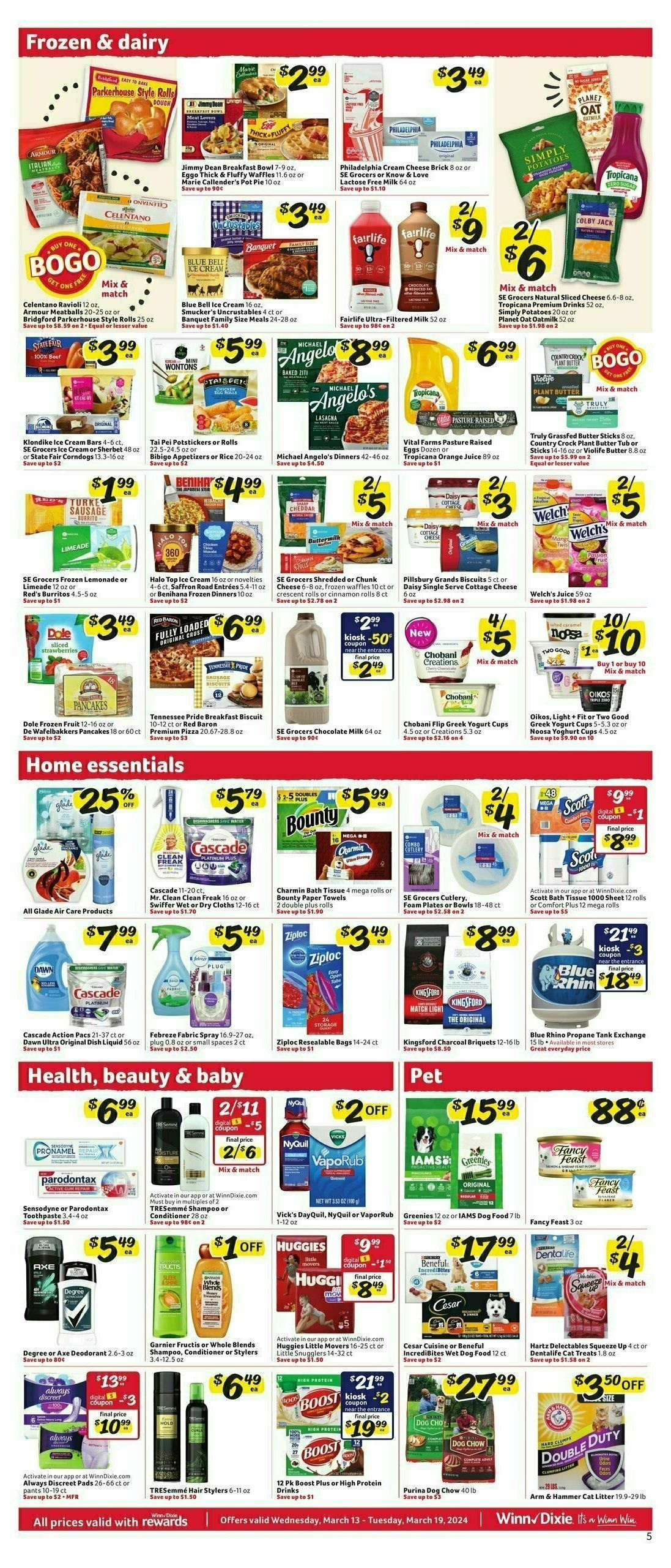 Winn-Dixie Weekly Ad from March 13