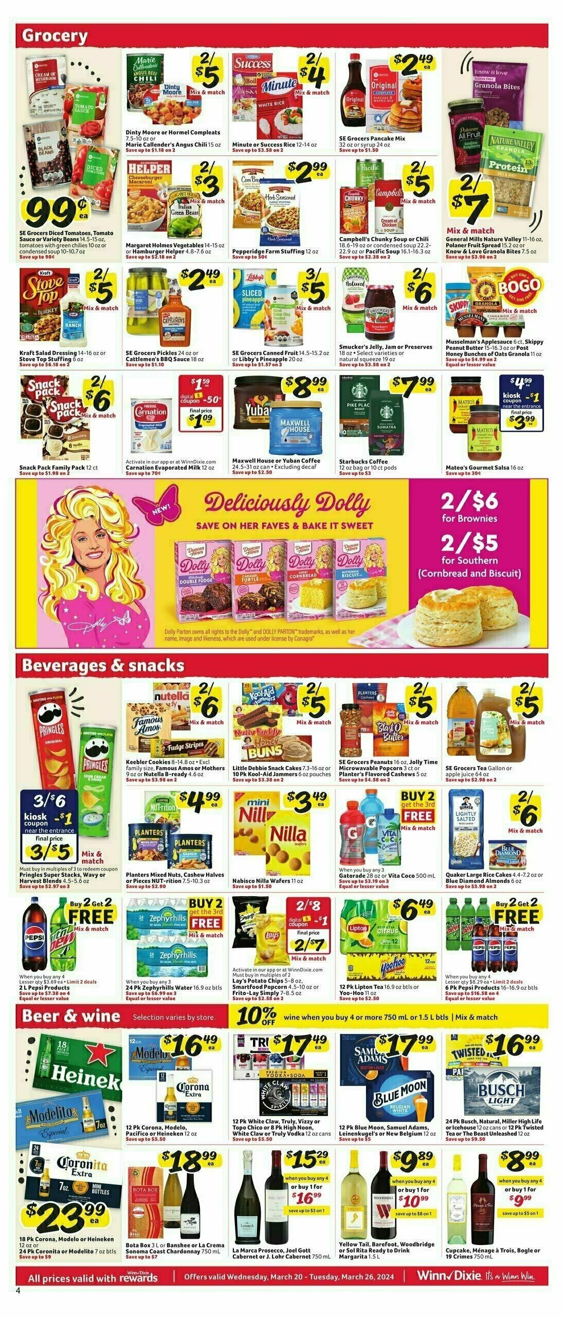 Winn-Dixie Weekly Ad from March 20