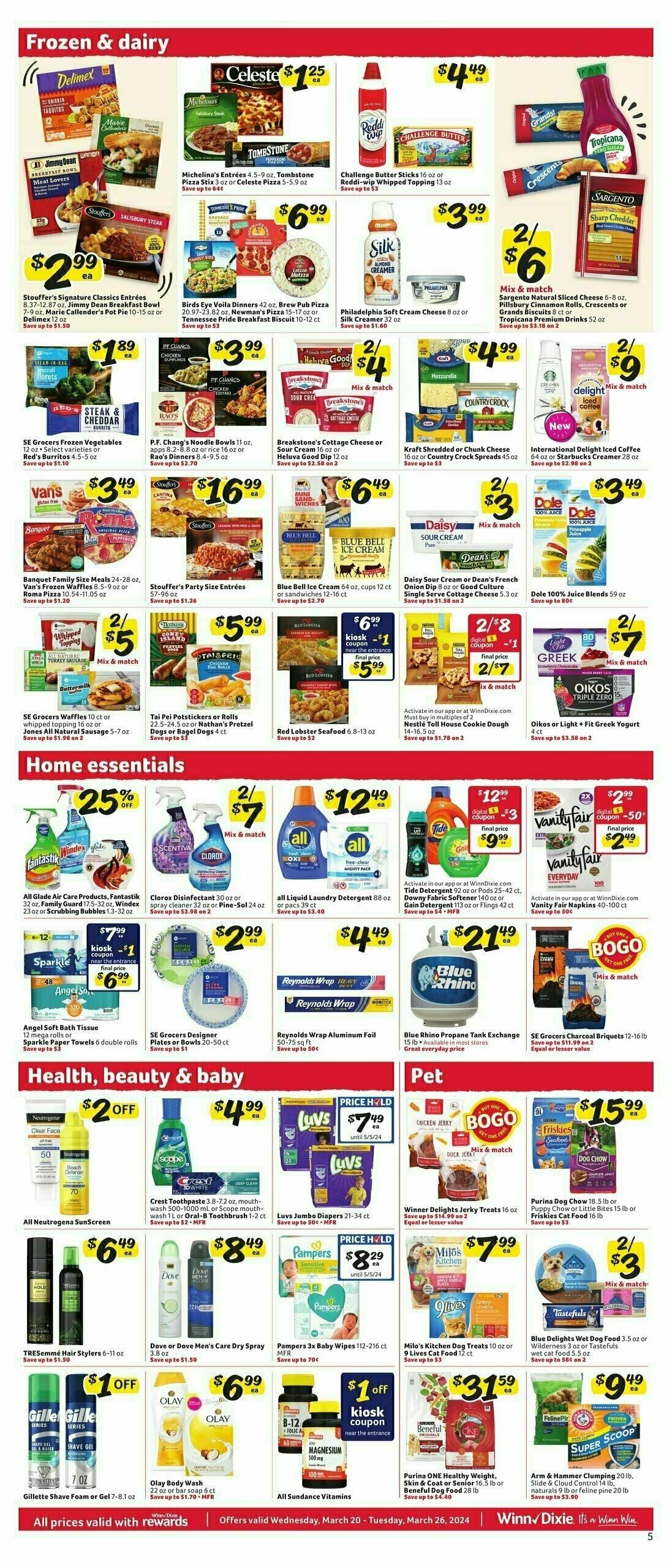 Winn-Dixie Weekly Ad from March 20