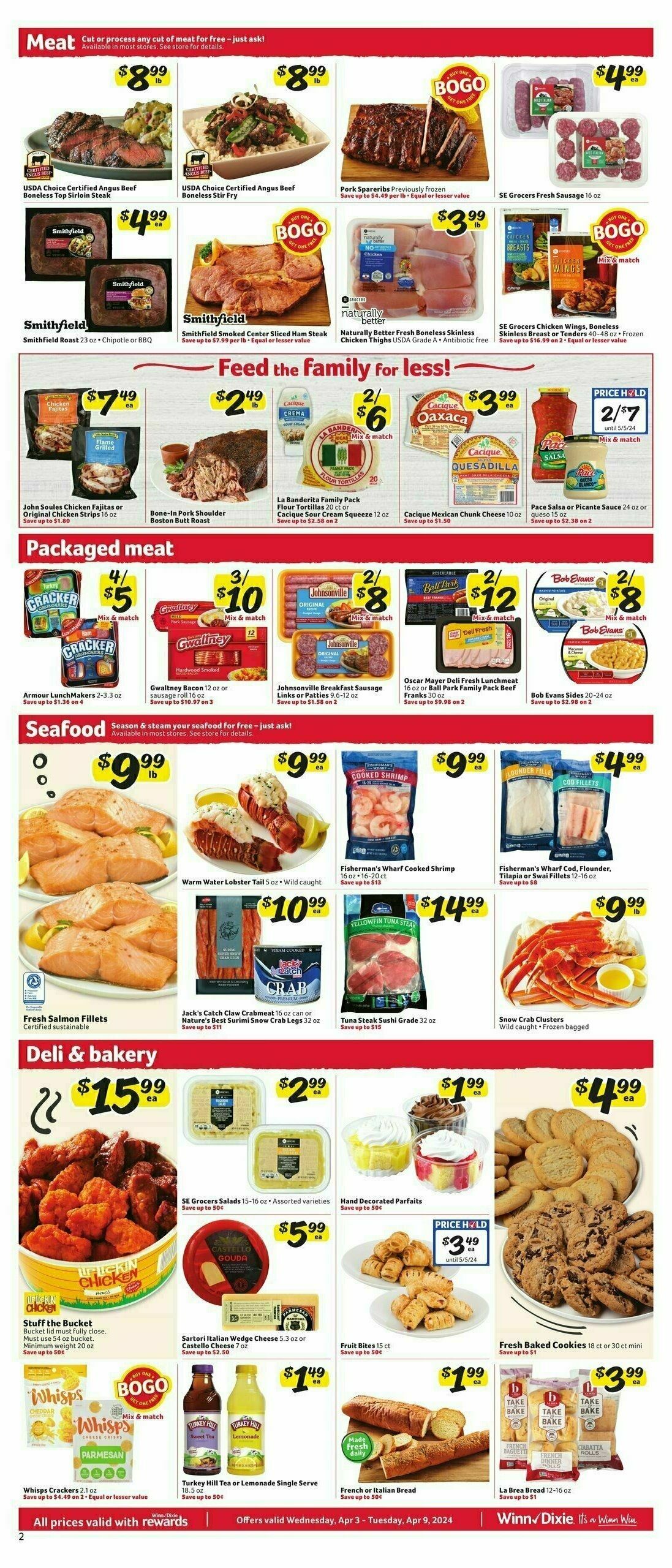 Winn-Dixie Weekly Ad from April 3