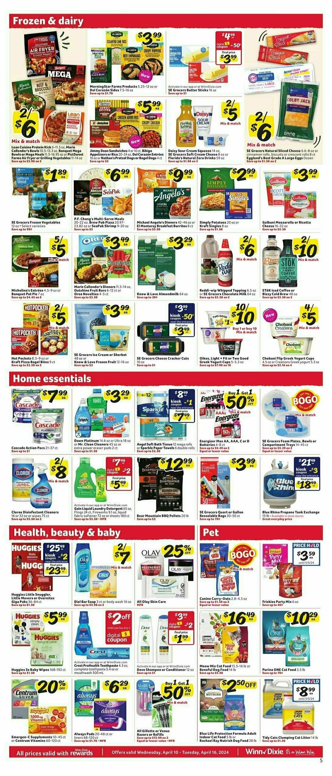 Winn-Dixie Weekly Ad from April 10