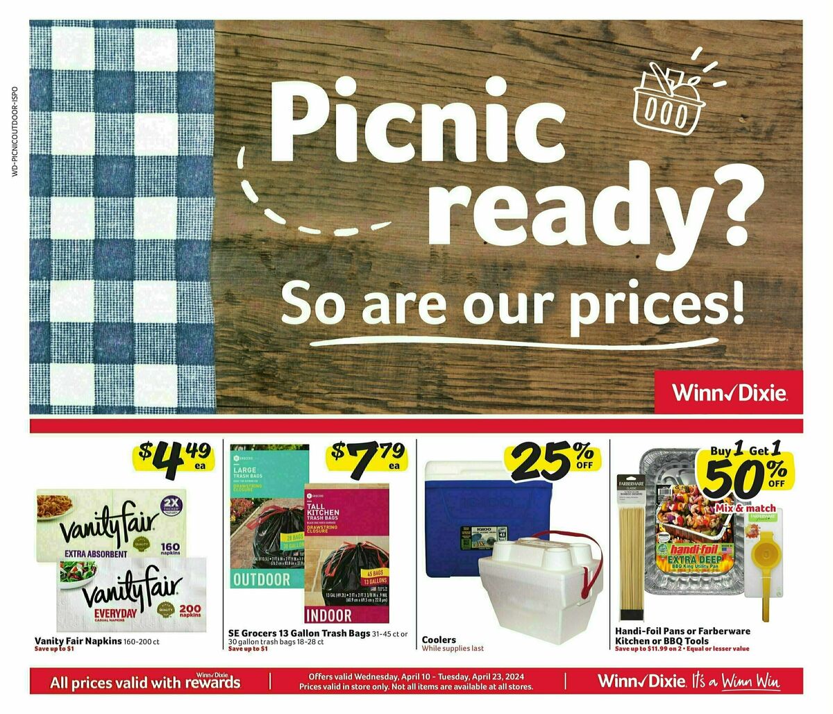 Winn-Dixie Weekly Ad from April 10