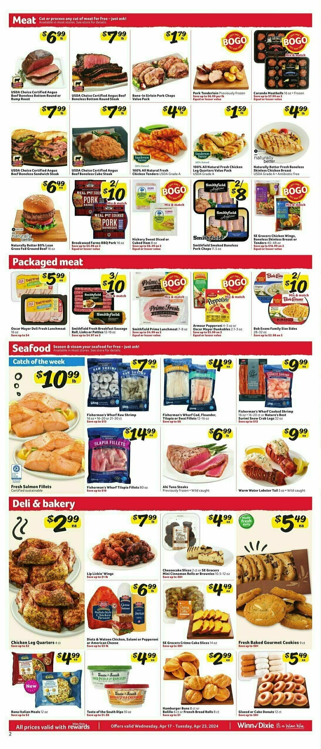 Winn-Dixie Weekly Ad from April 17