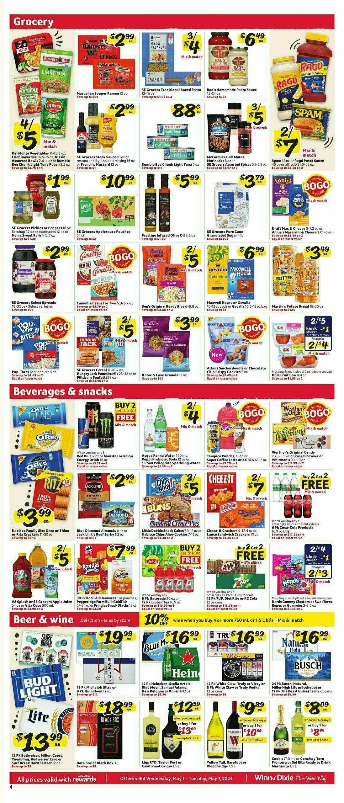 Winn-Dixie Weekly Ad from May 1