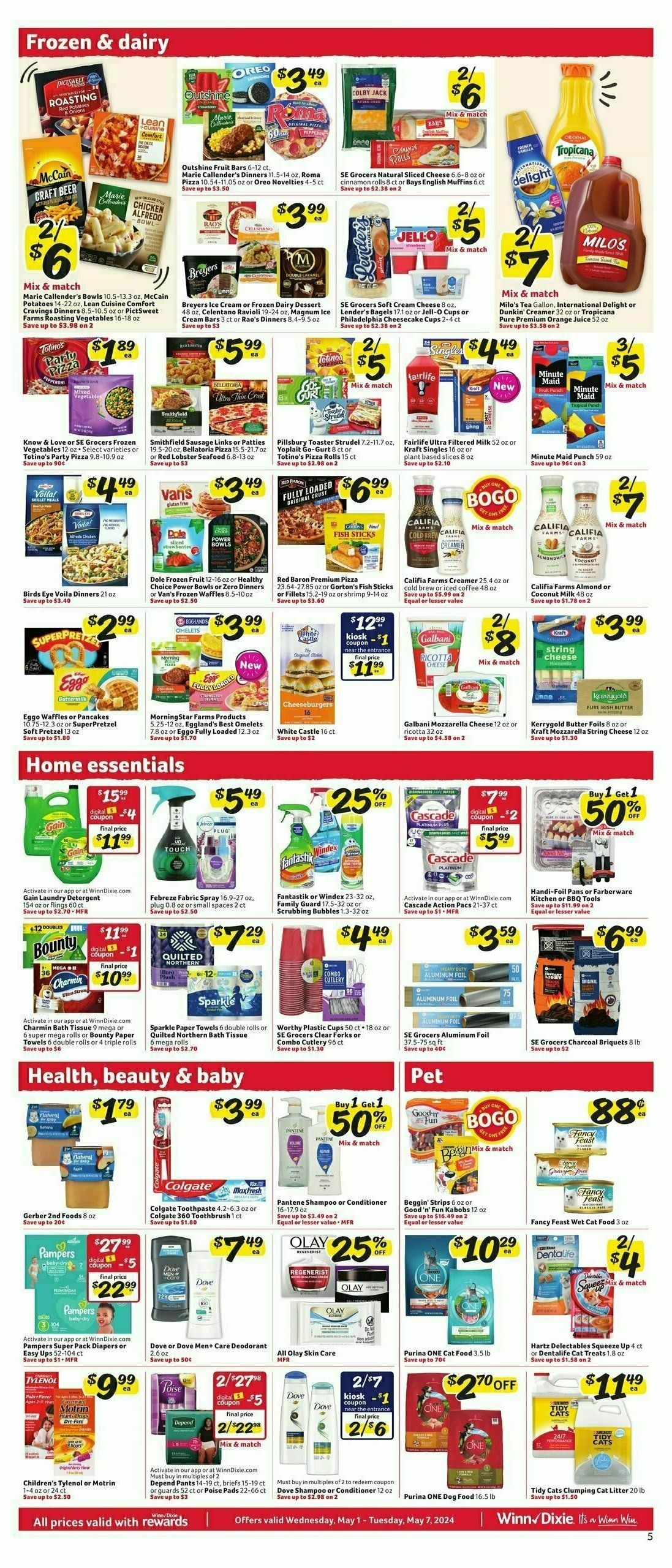 Winn-Dixie Weekly Ad from May 1