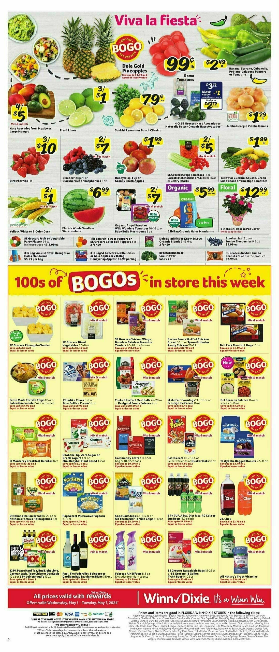 Winn-Dixie Weekly Ad from May 1