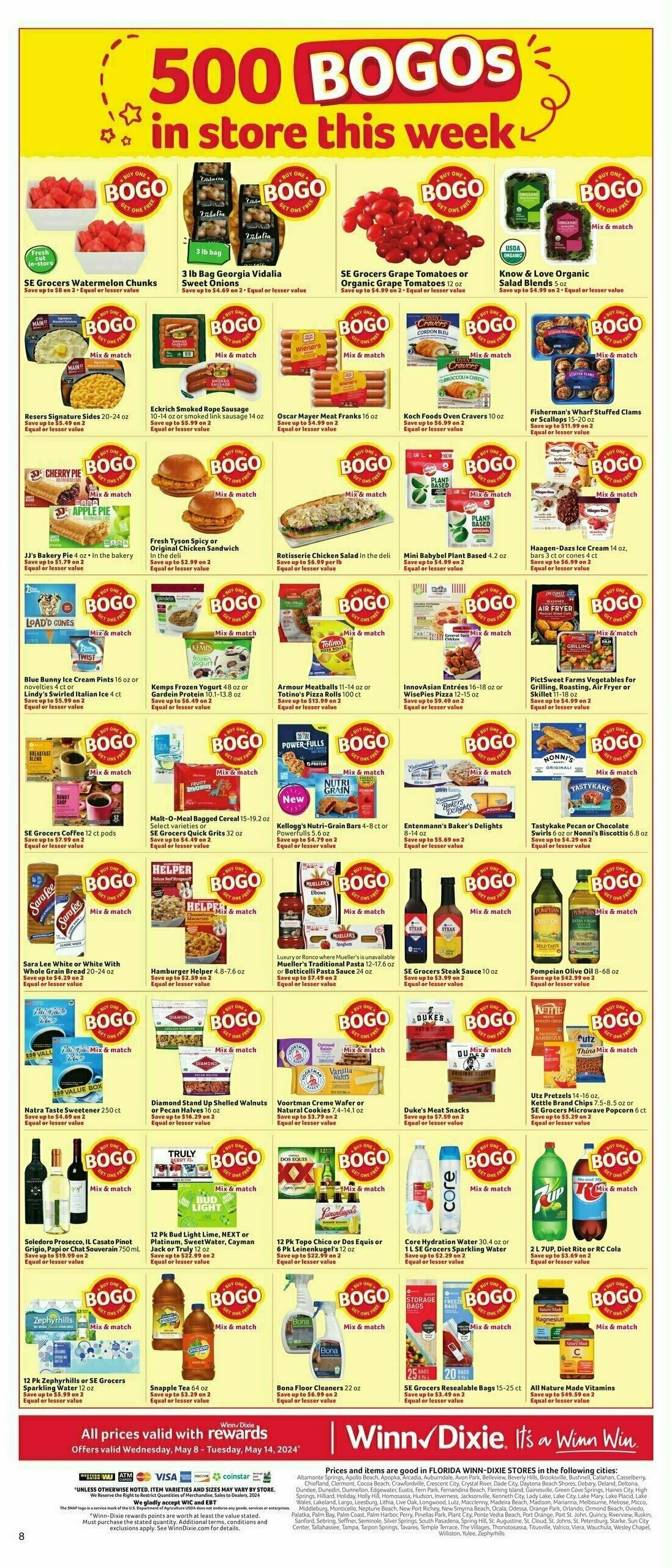 Winn-Dixie Weekly Ad from May 8