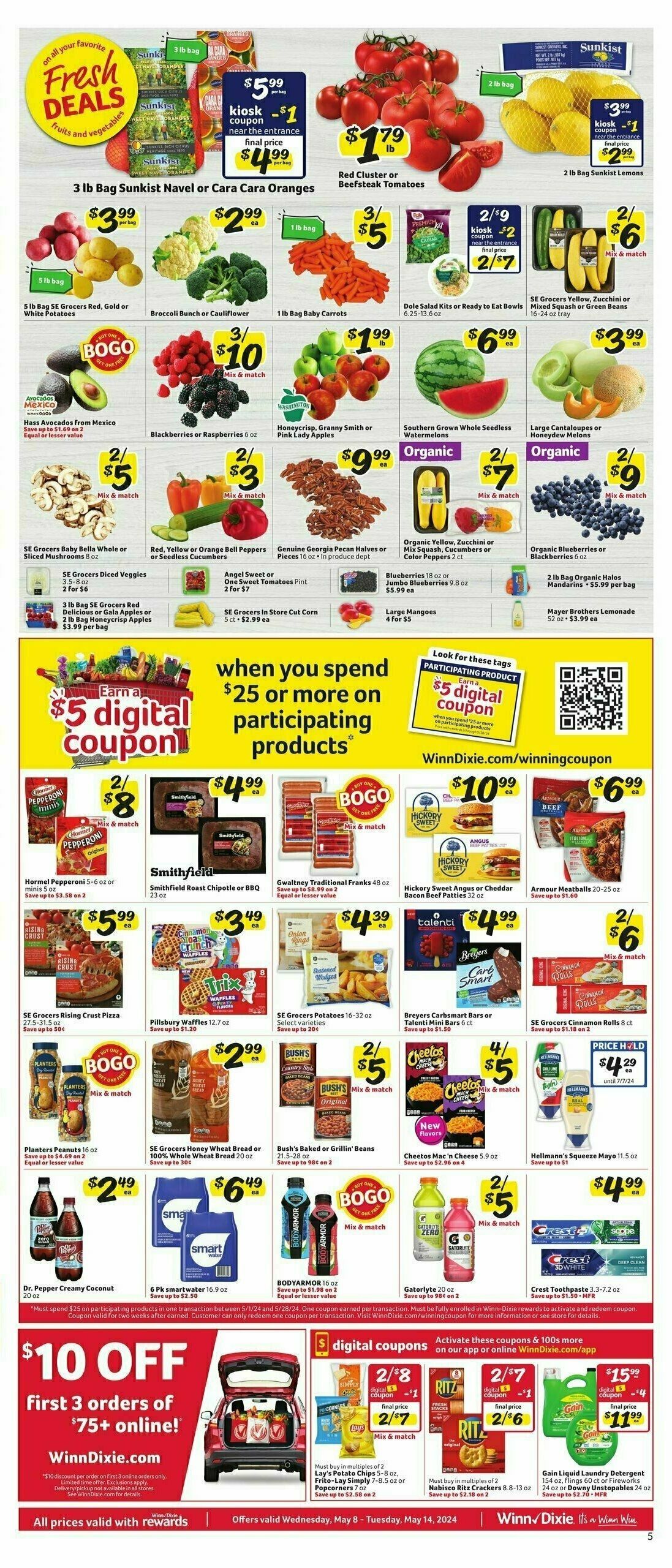 Winn-Dixie Weekly Ad from May 8