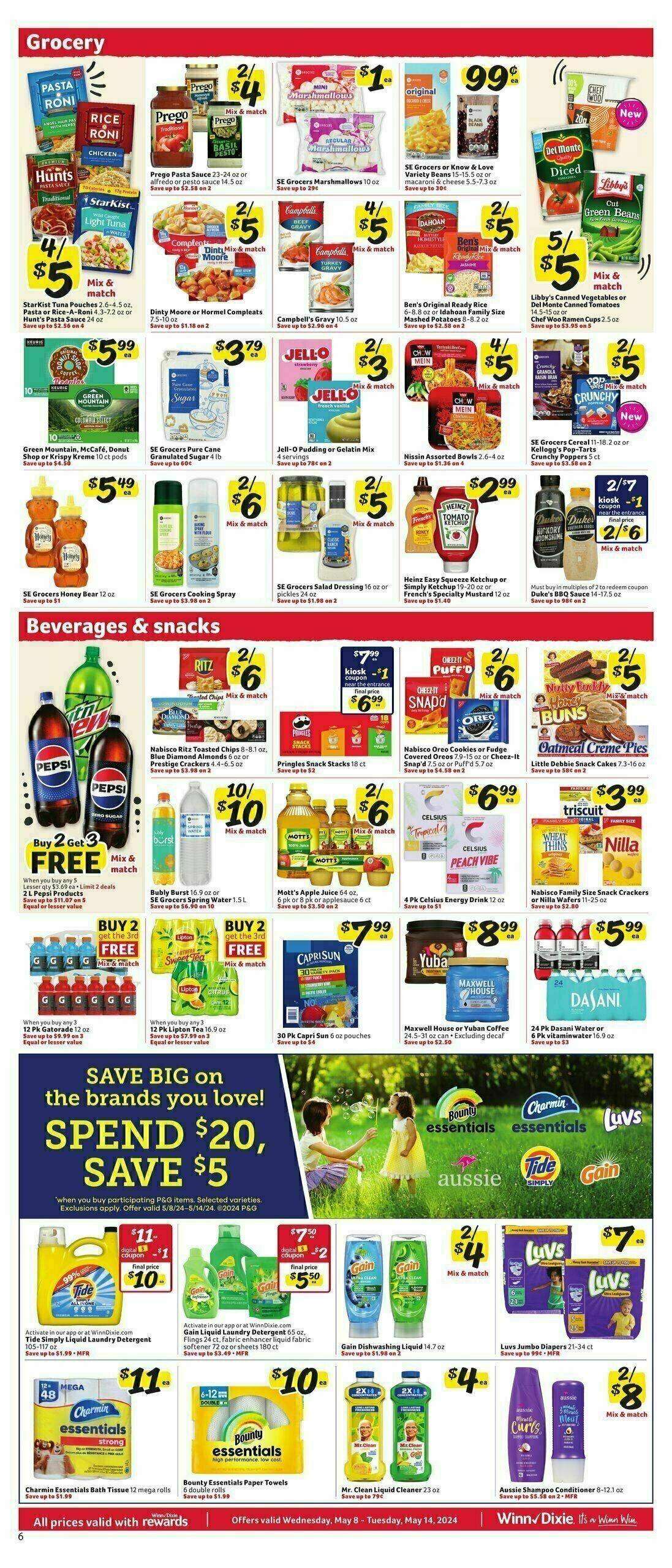 Winn-Dixie Weekly Ad from May 8