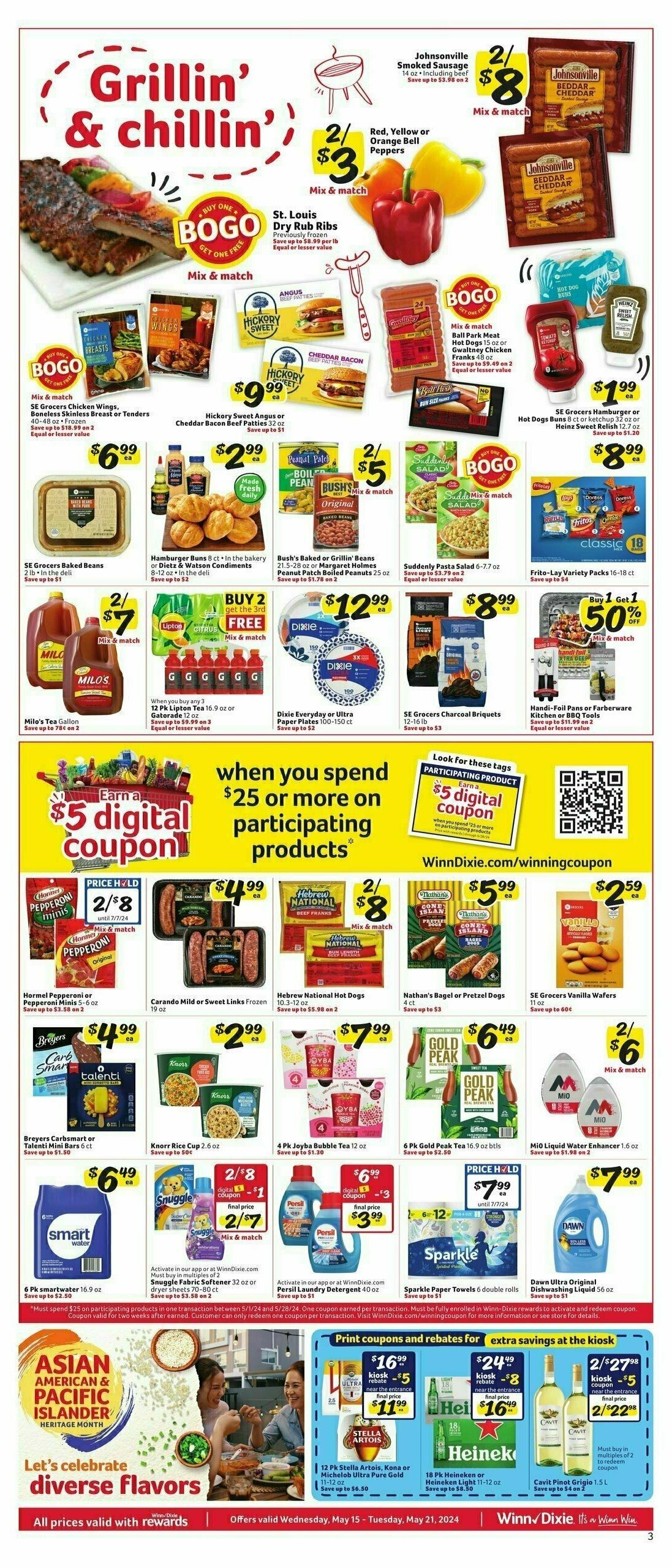 Winn-Dixie Weekly Ad from May 15