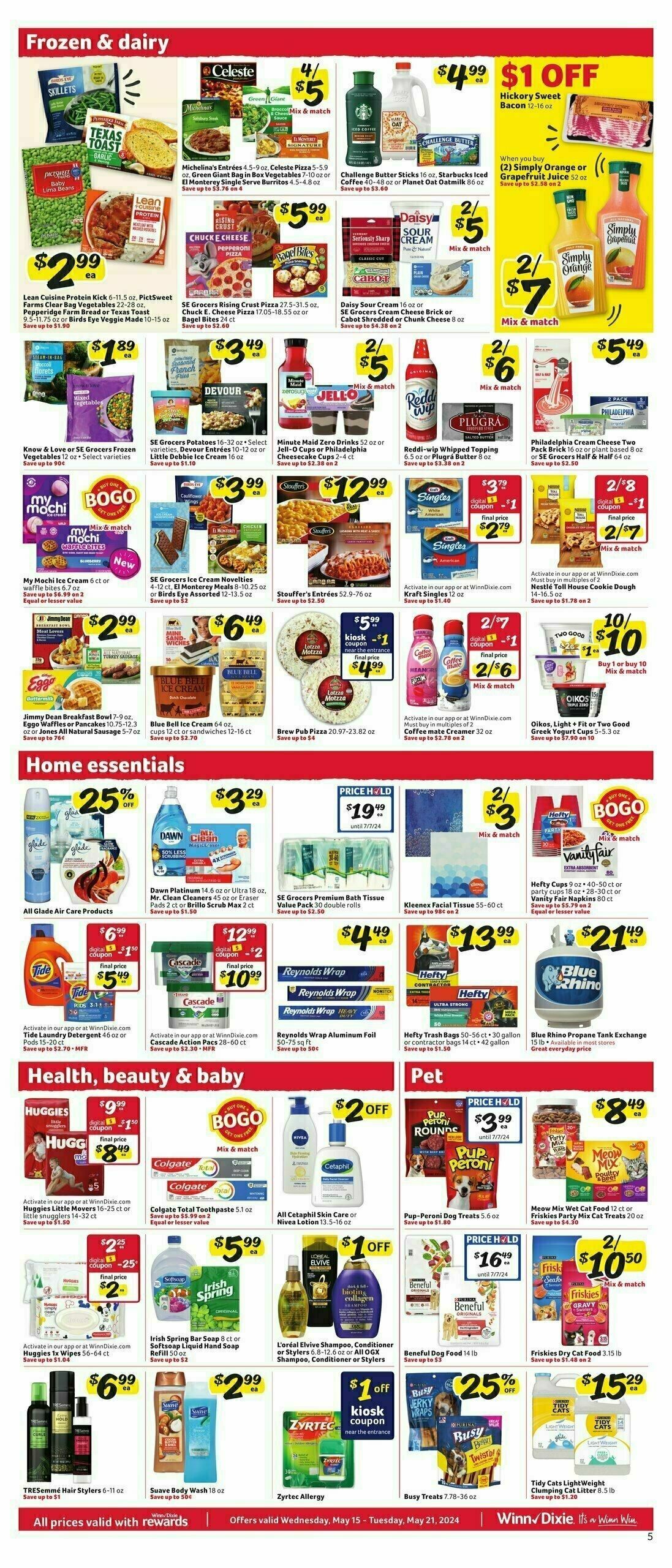 Winn-Dixie Weekly Ad from May 15