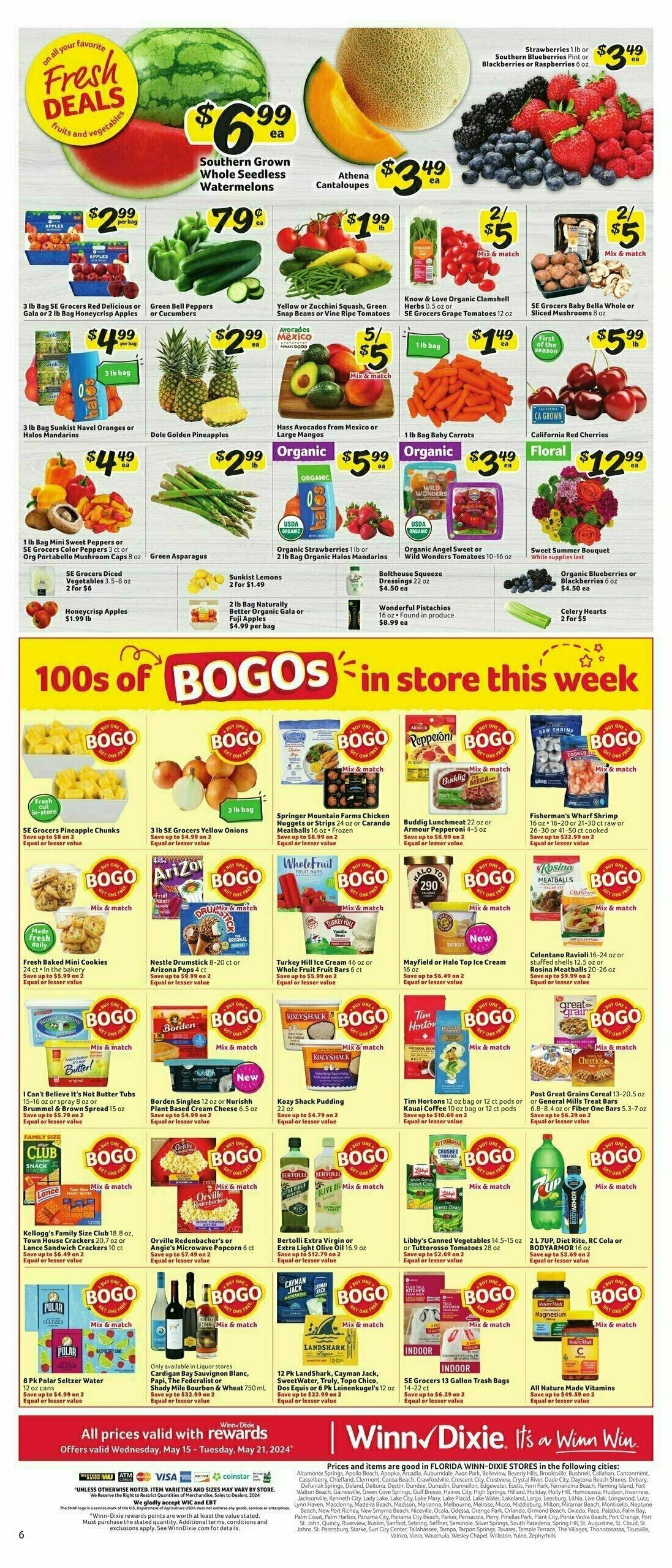 Winn-Dixie Weekly Ad from May 15