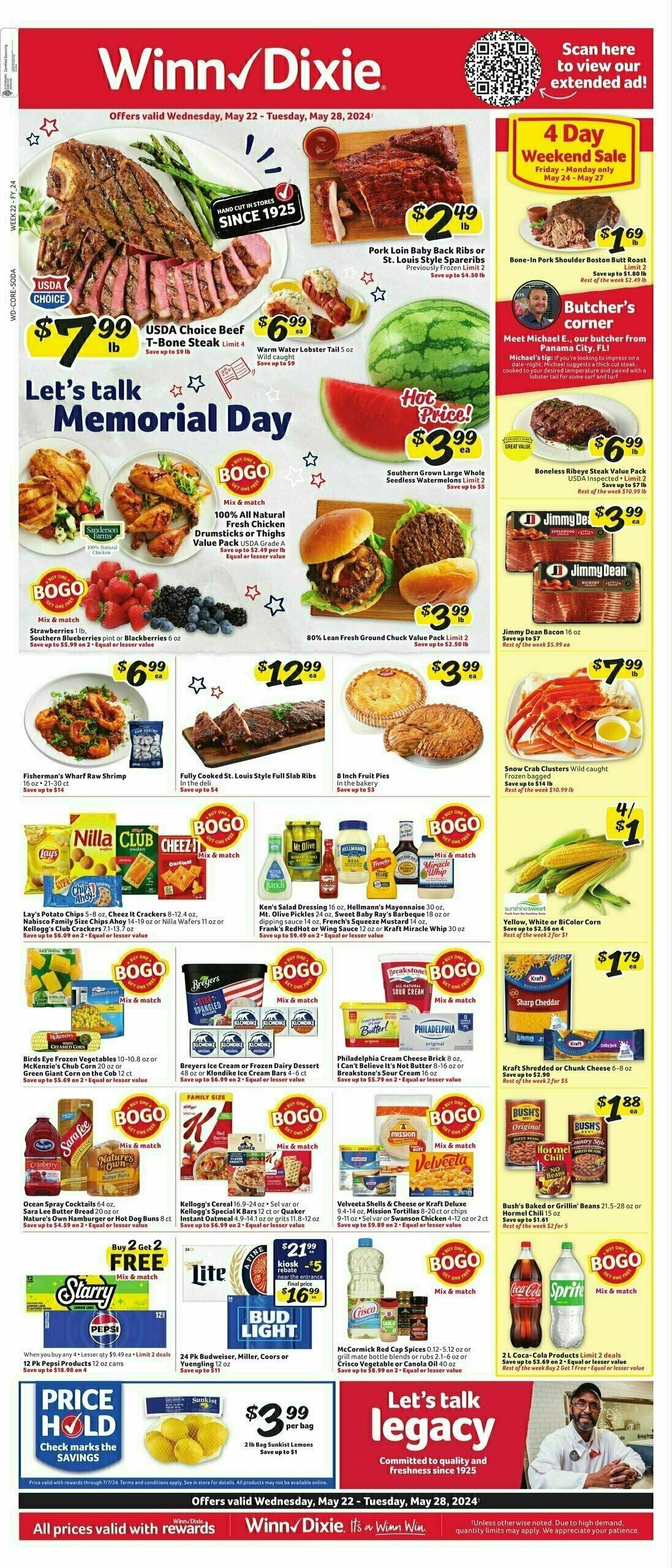Winn-Dixie Weekly Ad from May 22