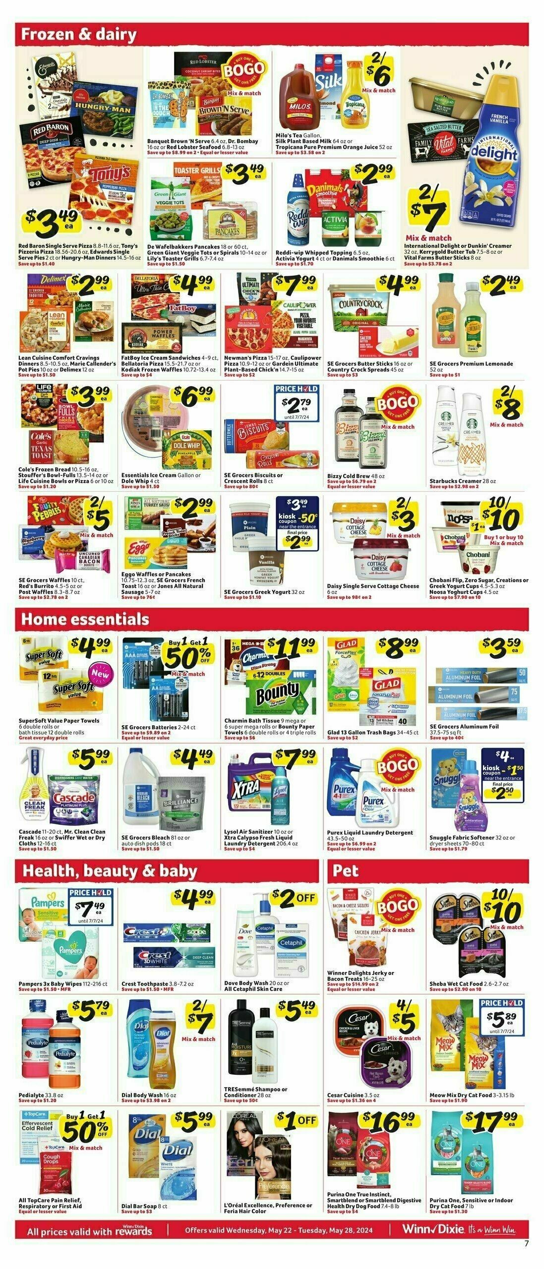 Winn-Dixie Weekly Ad from May 22