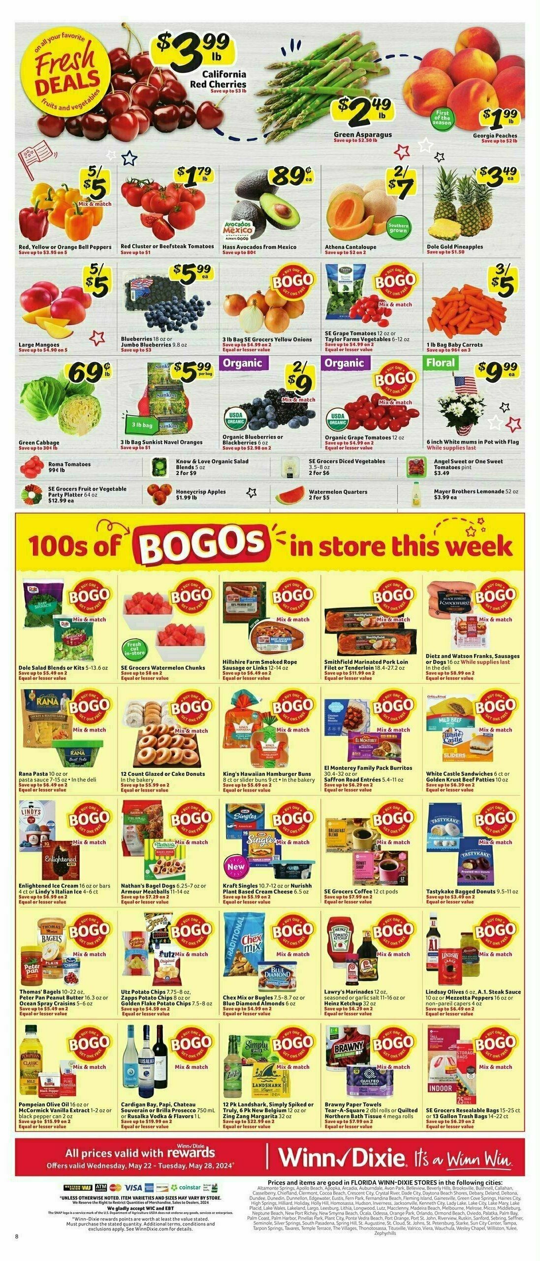 Winn-Dixie Weekly Ad from May 22