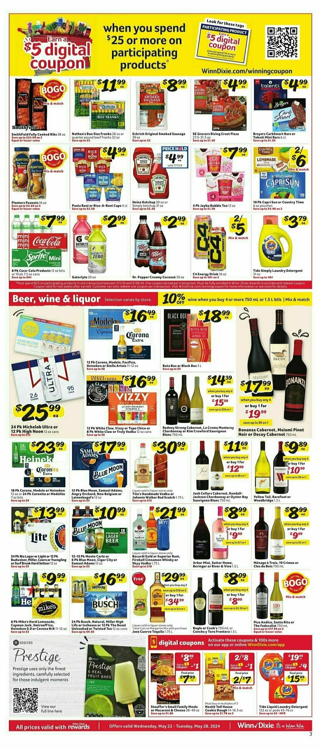 Winn-Dixie Weekly Ad from May 22