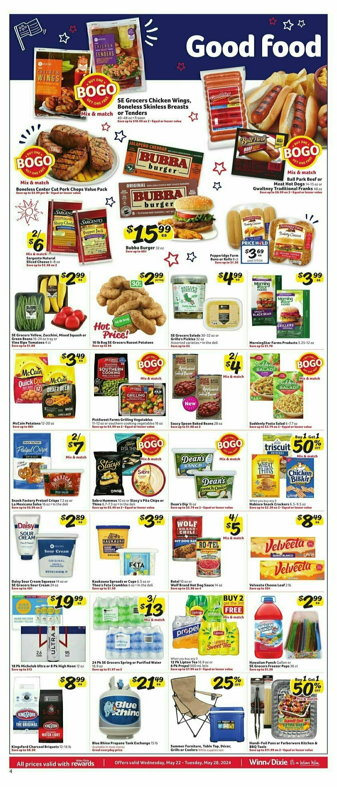 Winn-Dixie Weekly Ad from May 22