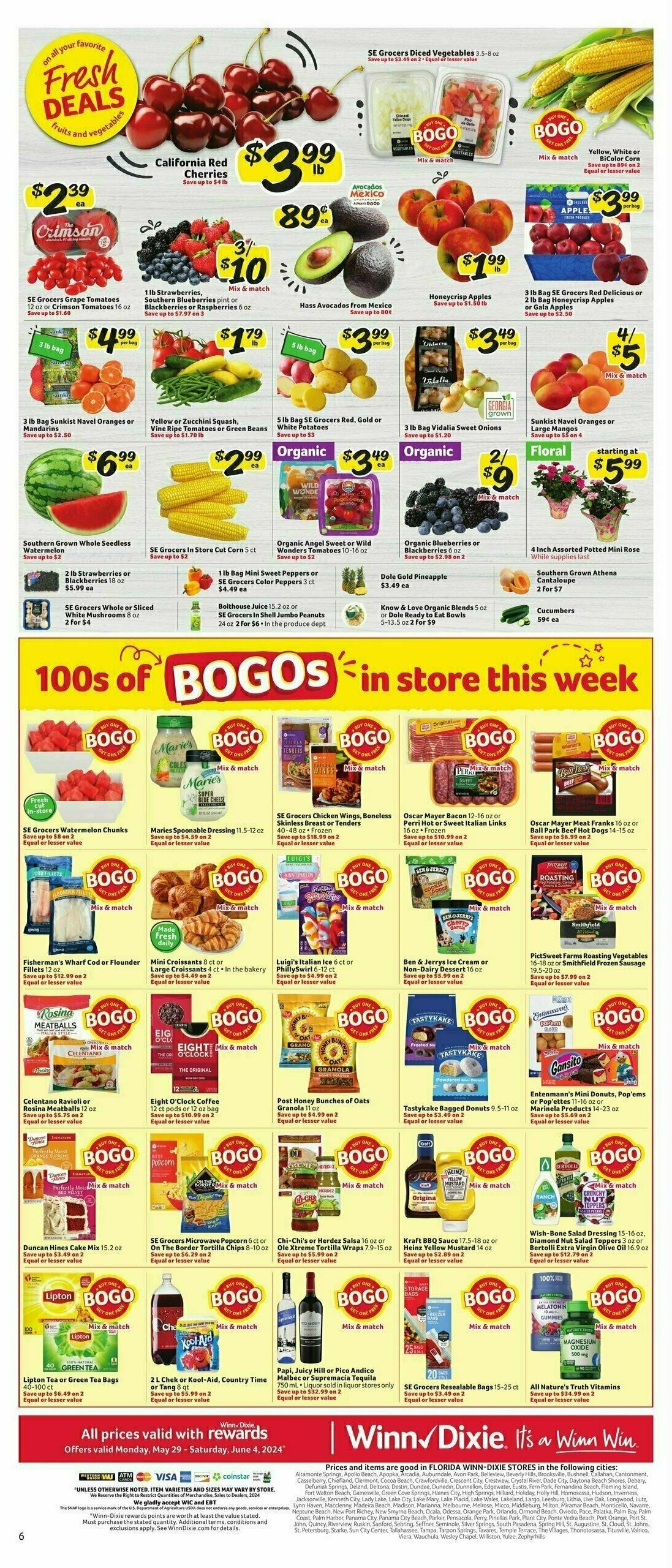 Winn-Dixie Weekly Ad from May 29