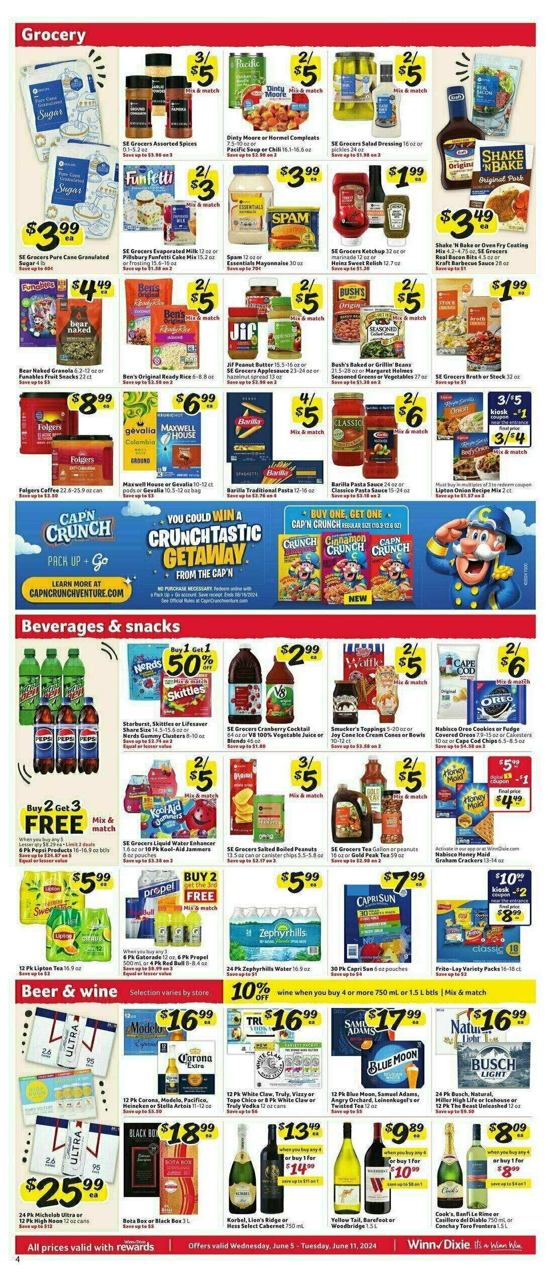 Winn-Dixie Weekly Ad from June 5