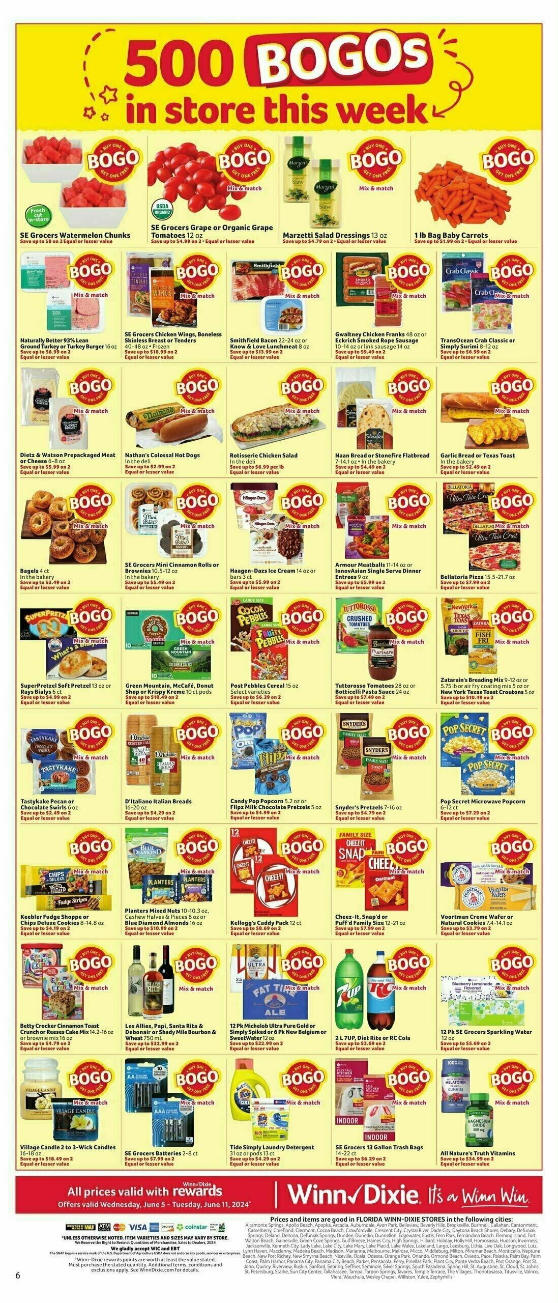 Winn-Dixie Weekly Ad from June 5