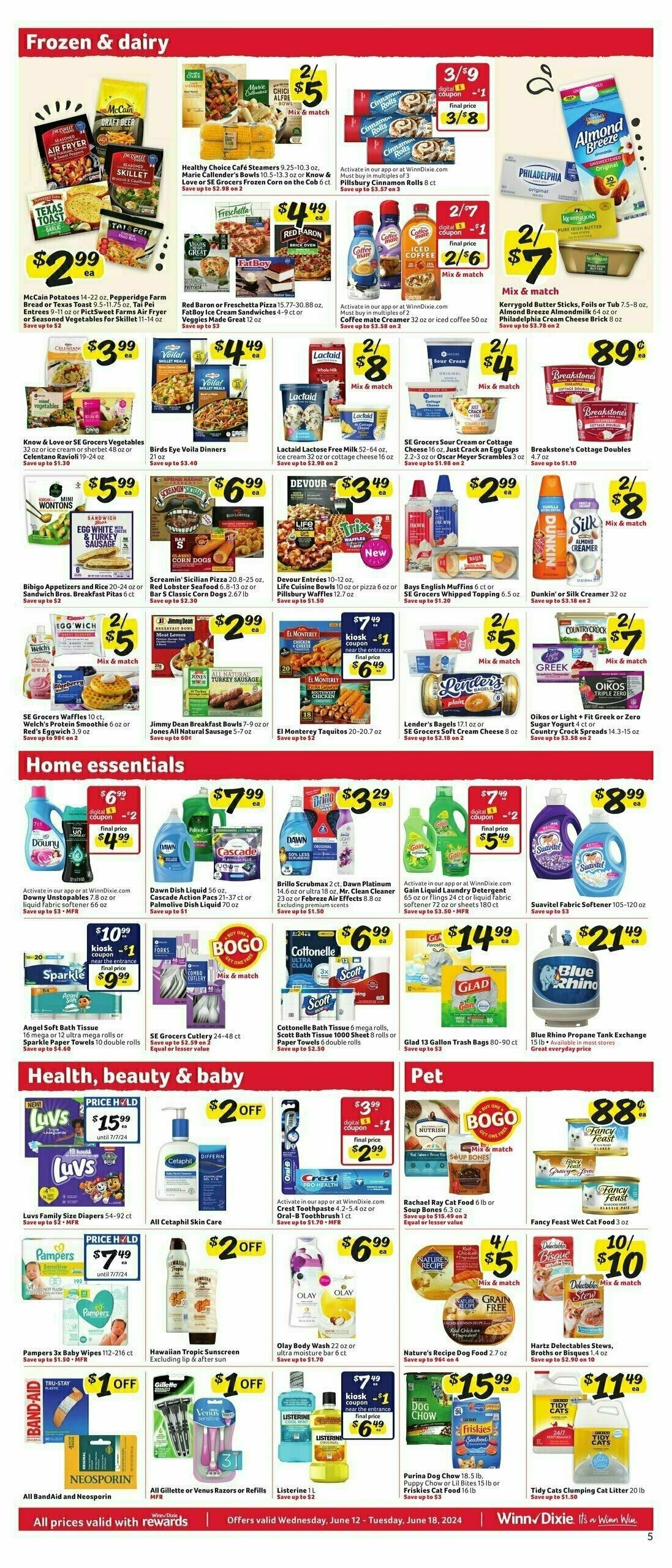 Winn-Dixie Weekly Ad from June 12