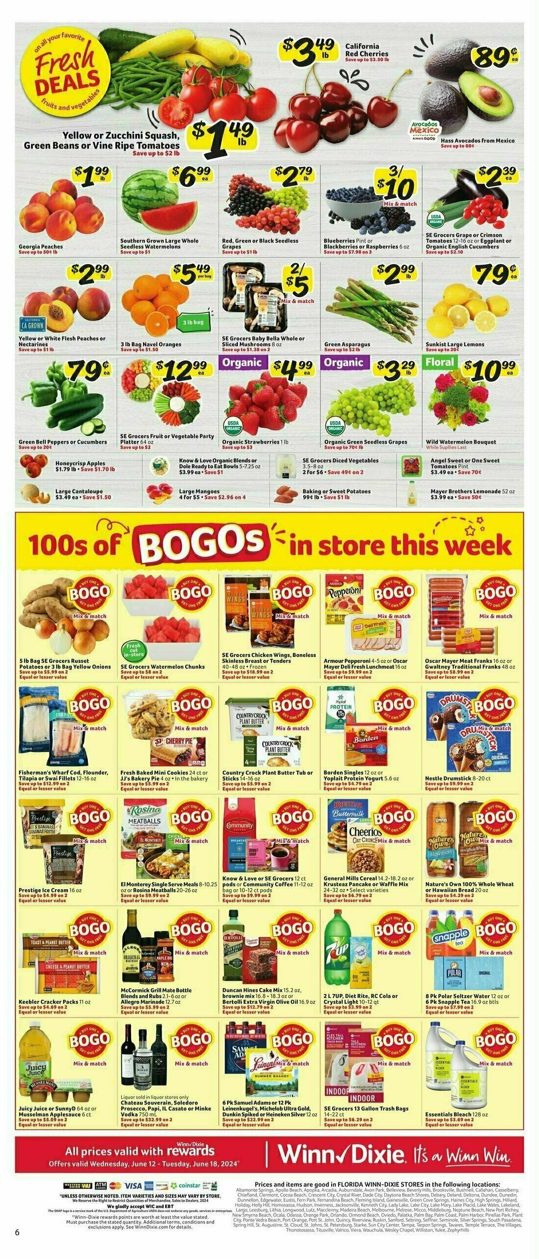 Winn-Dixie Weekly Ad from June 12