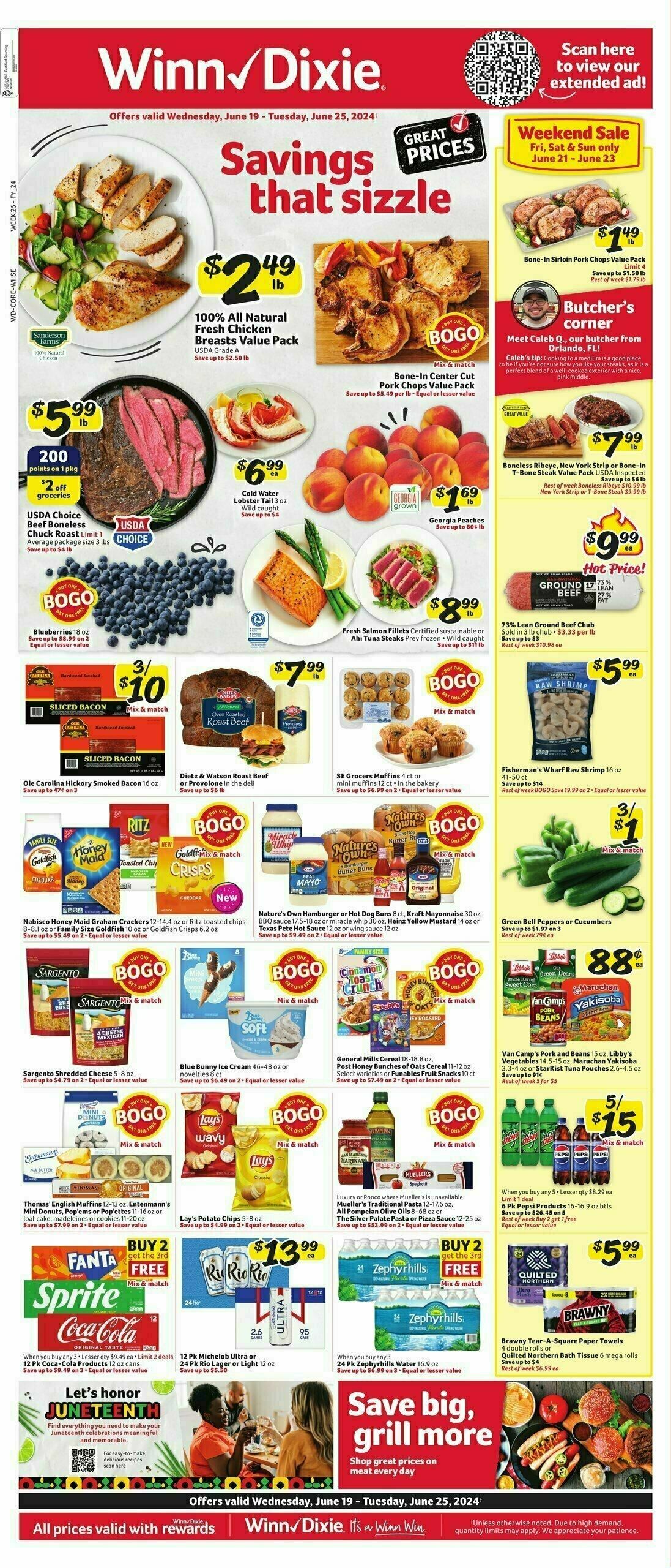 Winn-Dixie Weekly Ad from June 19