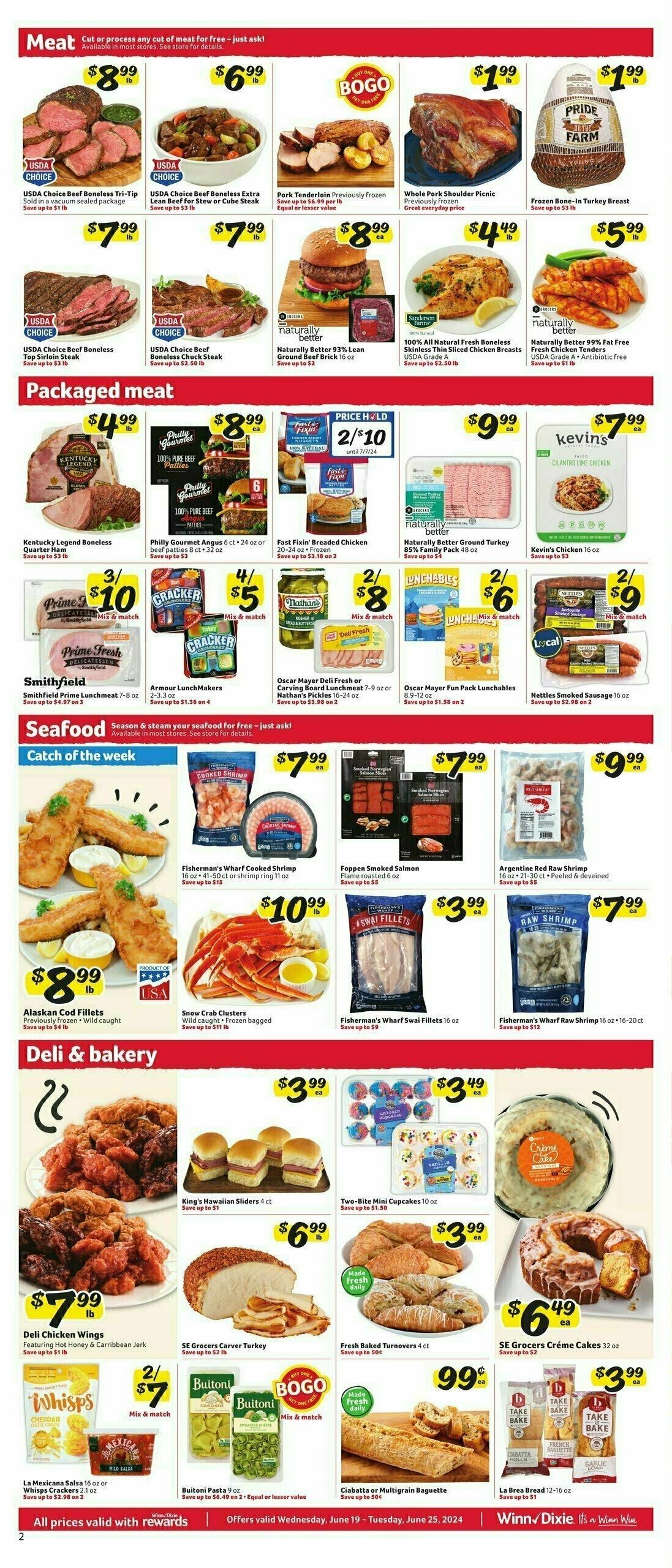 Winn-Dixie Weekly Ad from June 19