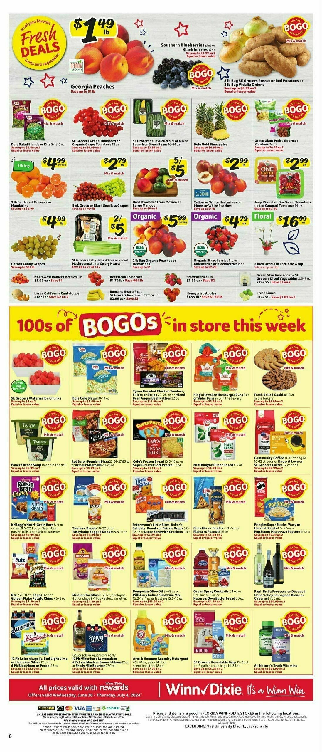 Winn-Dixie Weekly Ad from June 26