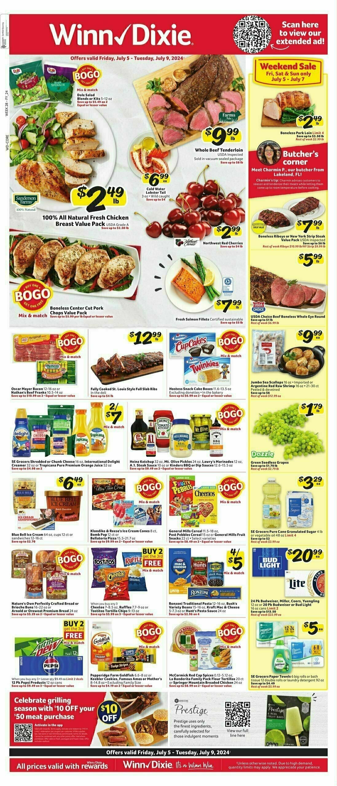 Winn-Dixie Weekly Ad from July 5